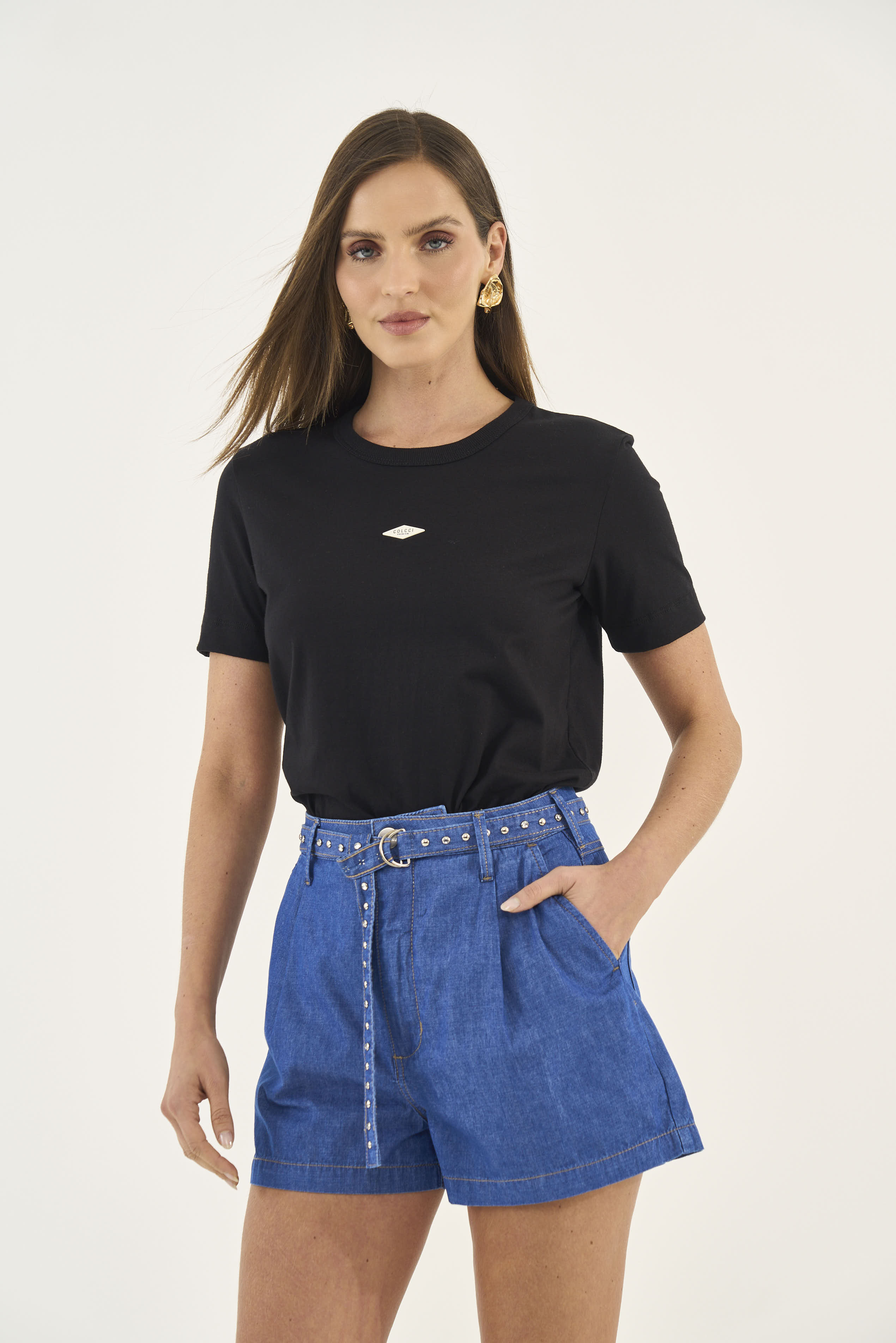 CAMISETA COLCCI PP PRETO