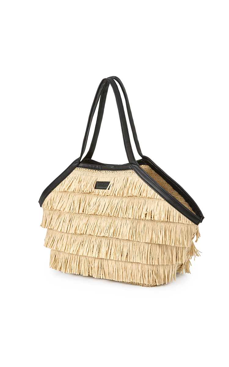 BOLSA COLCCI FEM SHOPPING BAG PALHA U NATURAL
