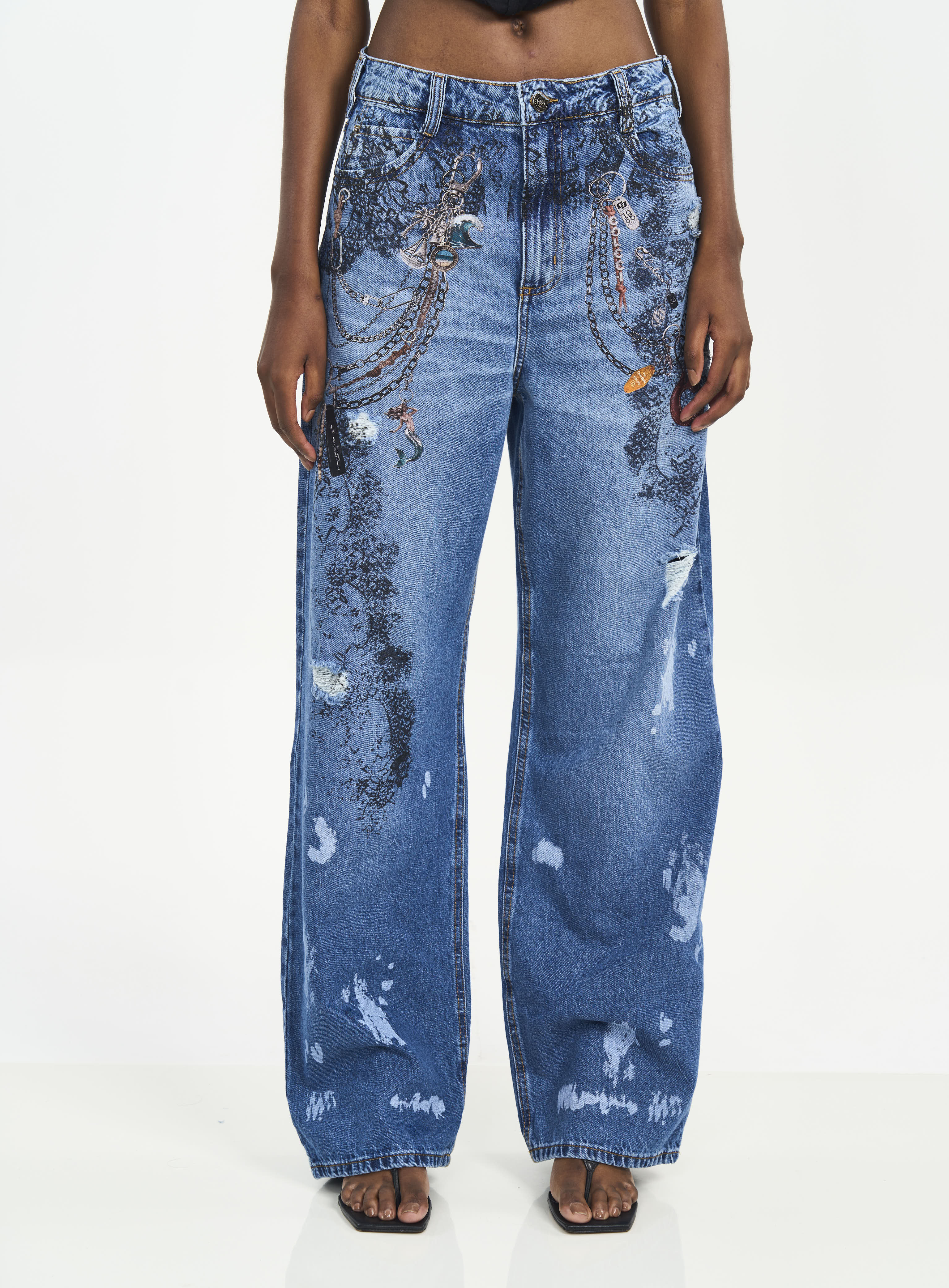 CALÇA JEANS BRUNA LOW 34 INDIGO
