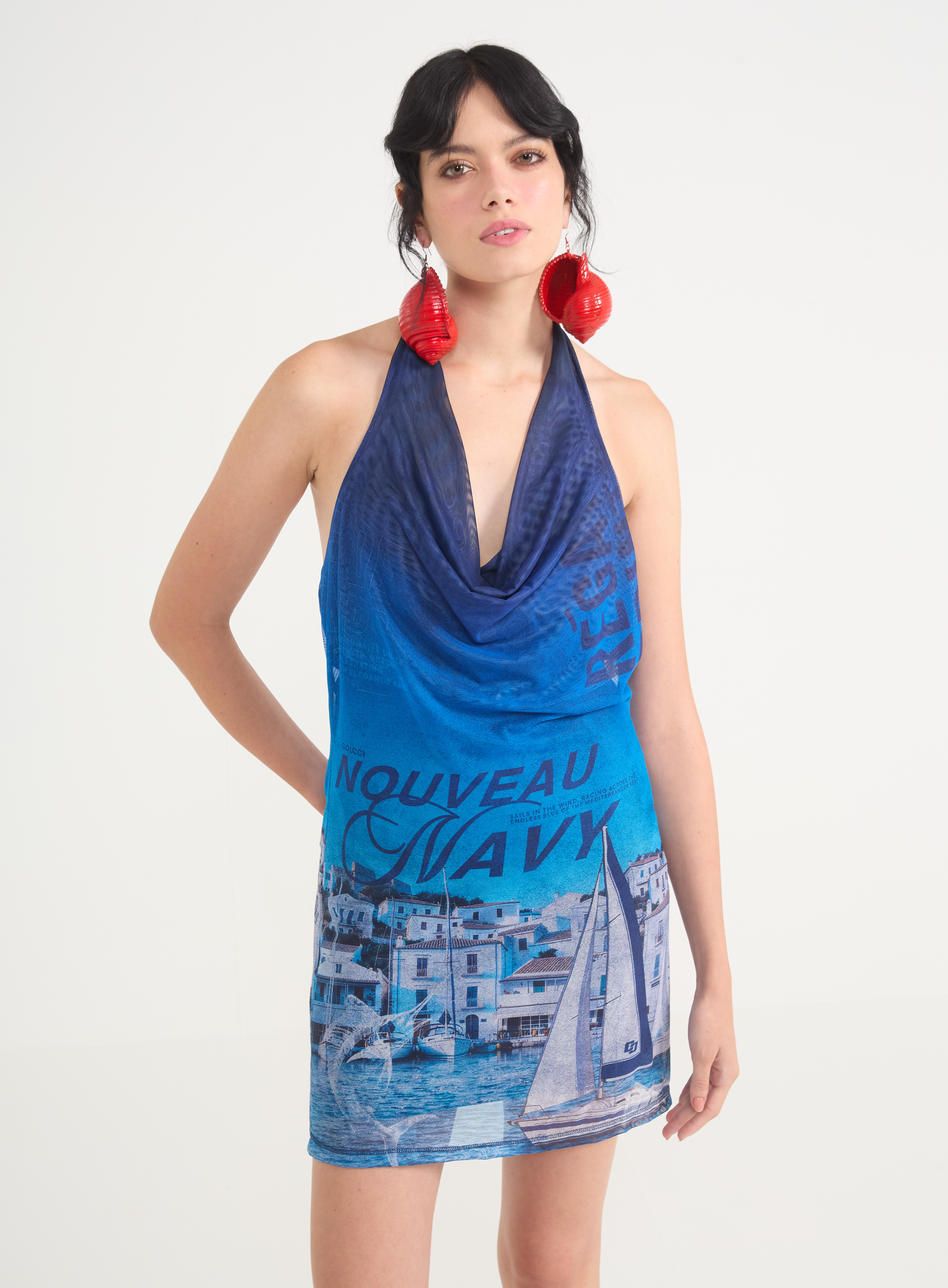 VESTIDO TULE ESTAMPADO PP VELEIRO