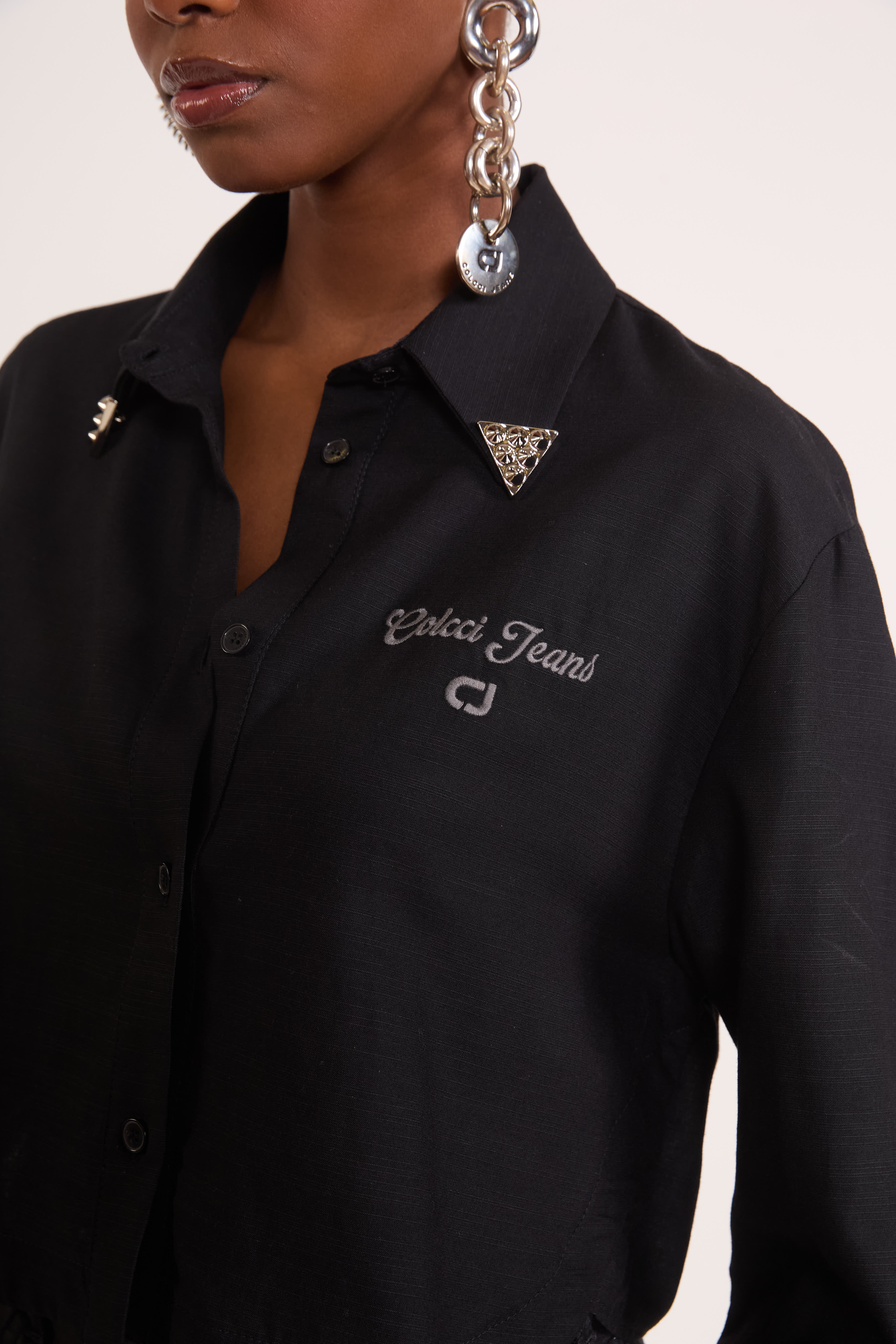 CAMISA COLCCI JEANS G PRETO