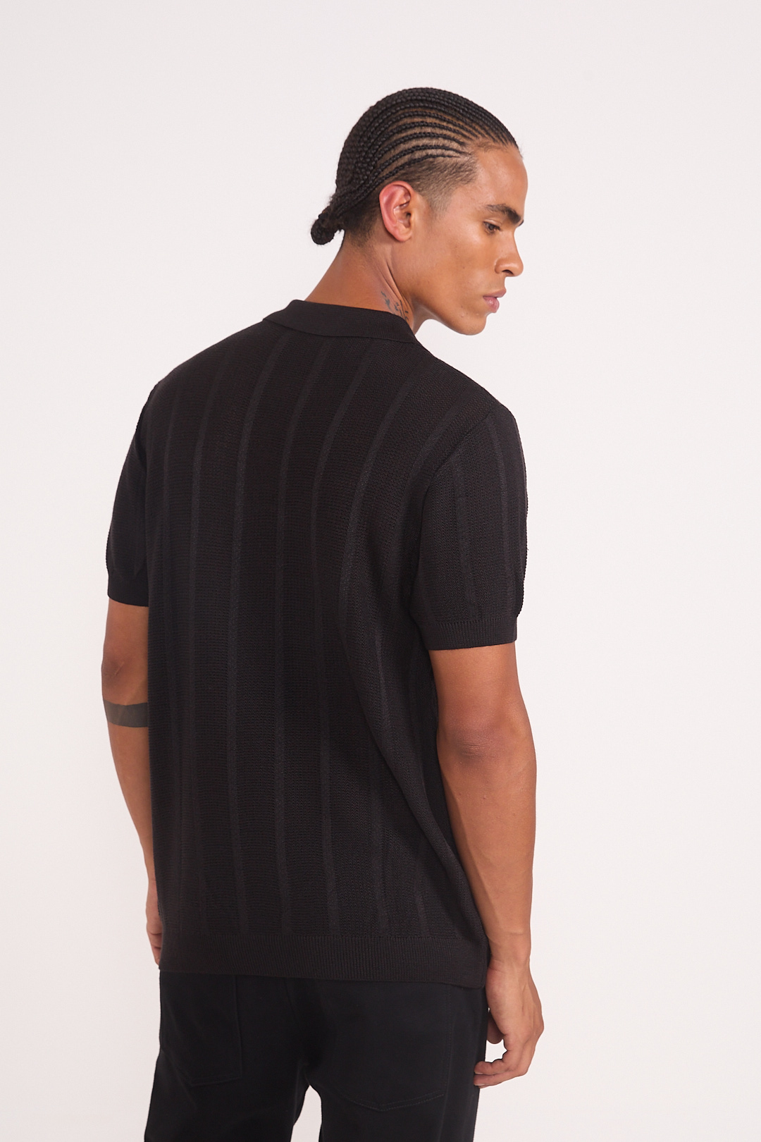 POLO TRICÔ GG PRETO