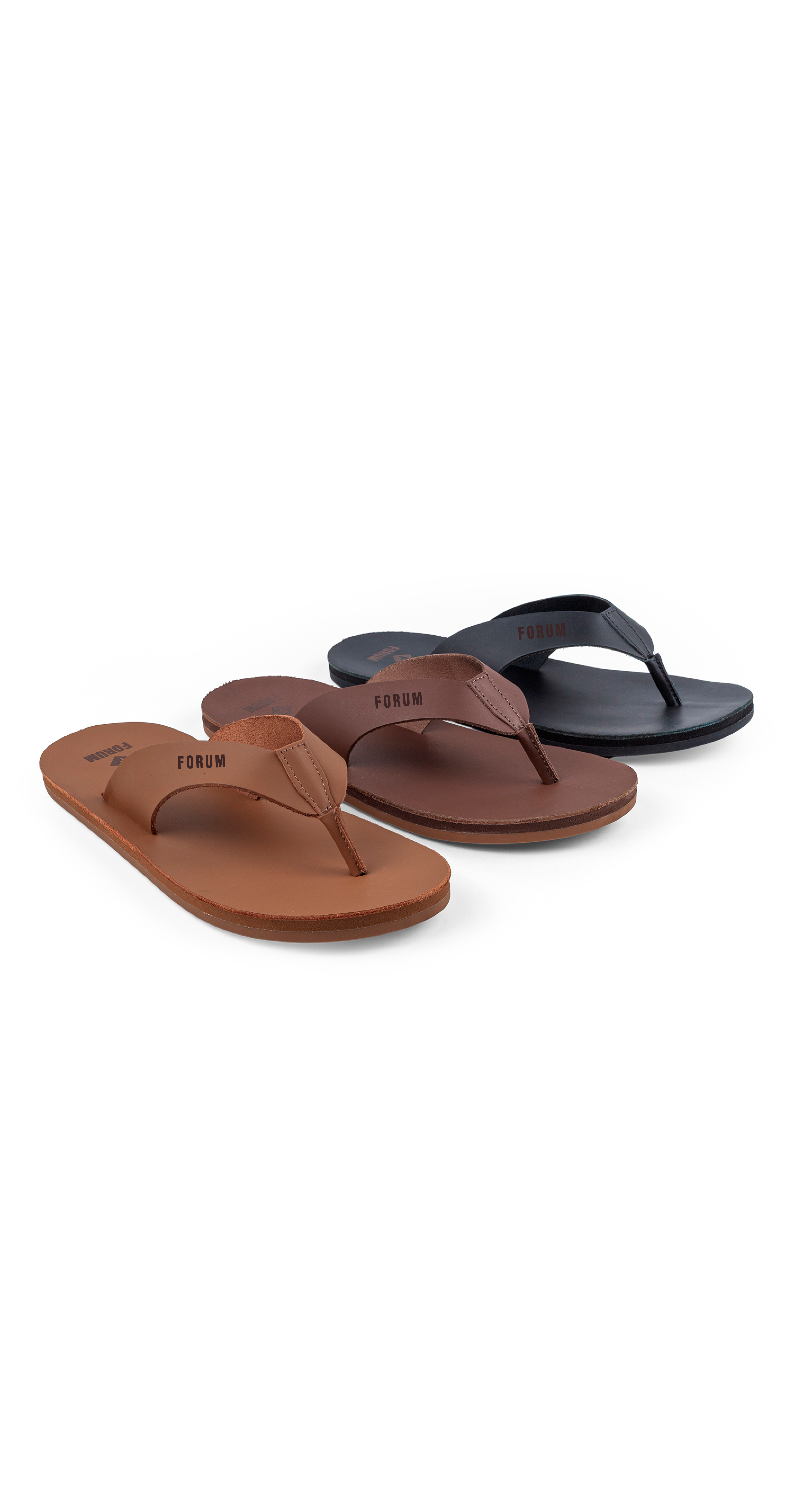 CHINELO FORUM LEATHER MASC 39-40 CARAMELO