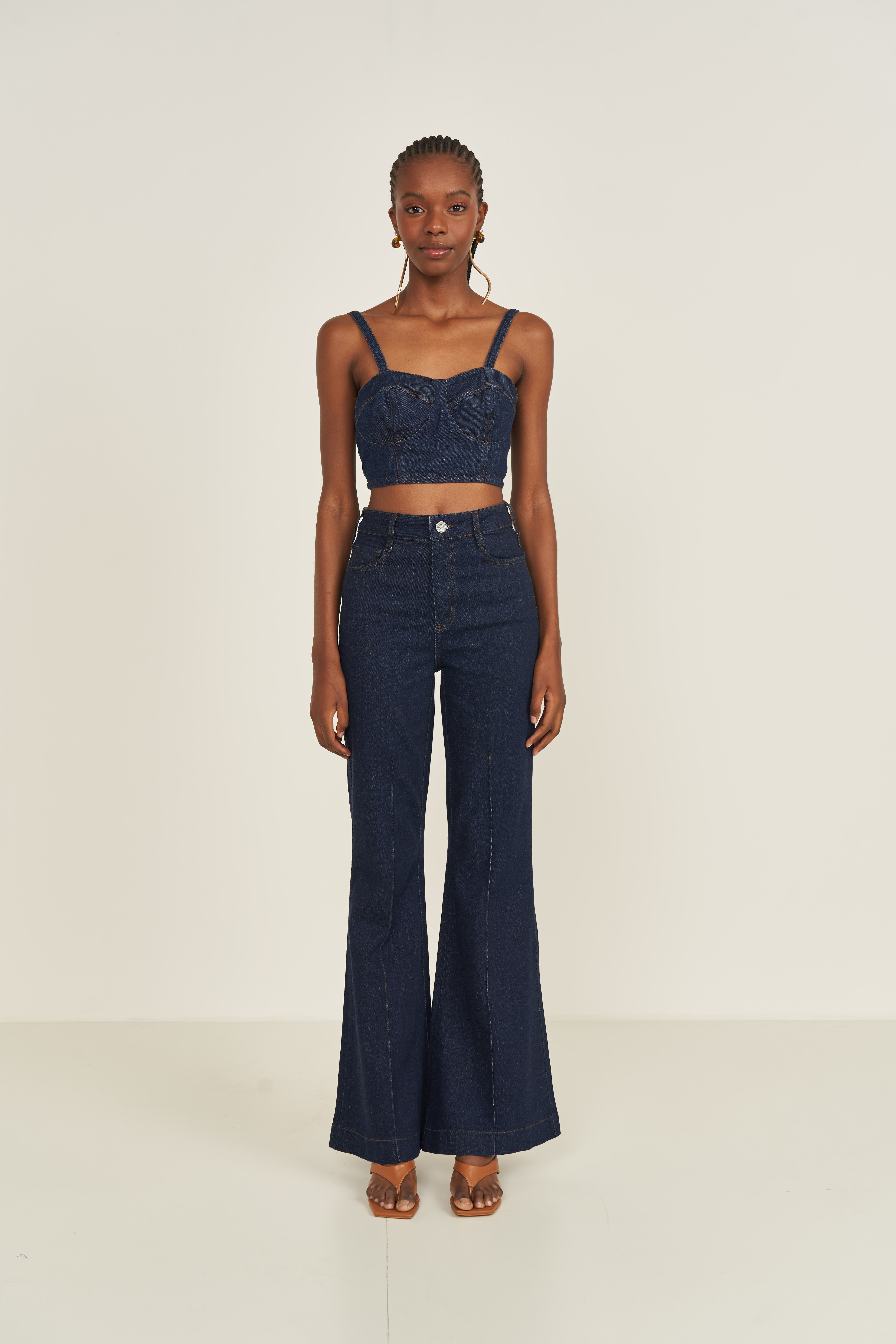 CALÇA JEANS MADRID BOOT CUT 34 INDIGO