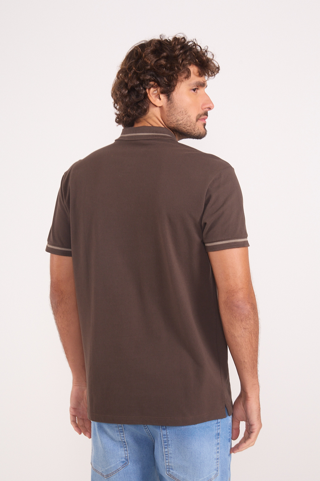 POLO COLCCI M MARROM COCONUT