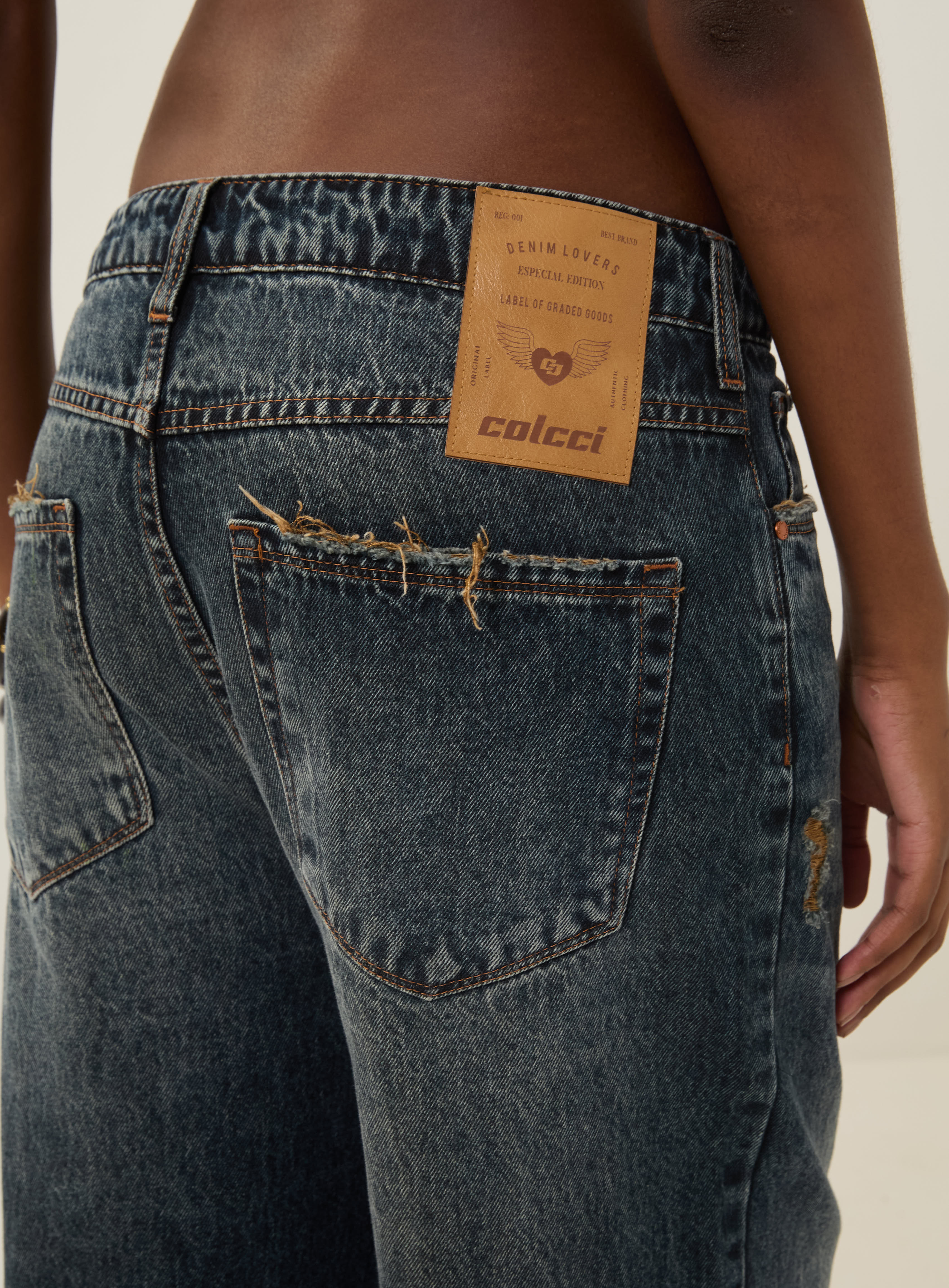 CALÇA JEANS BRUNA LOW 42 INDIGO