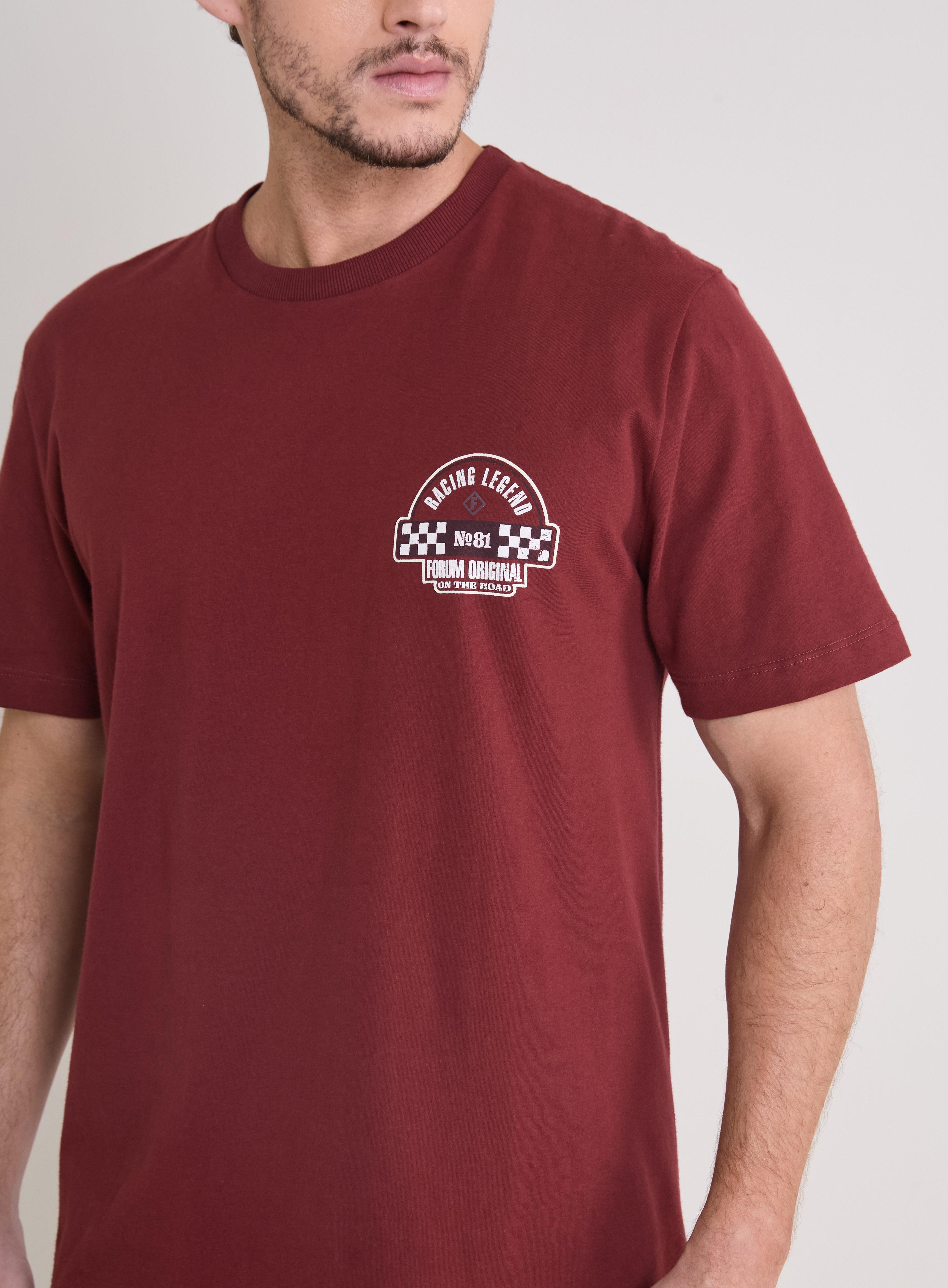 CAMISETA FORUM M BORDO GIA