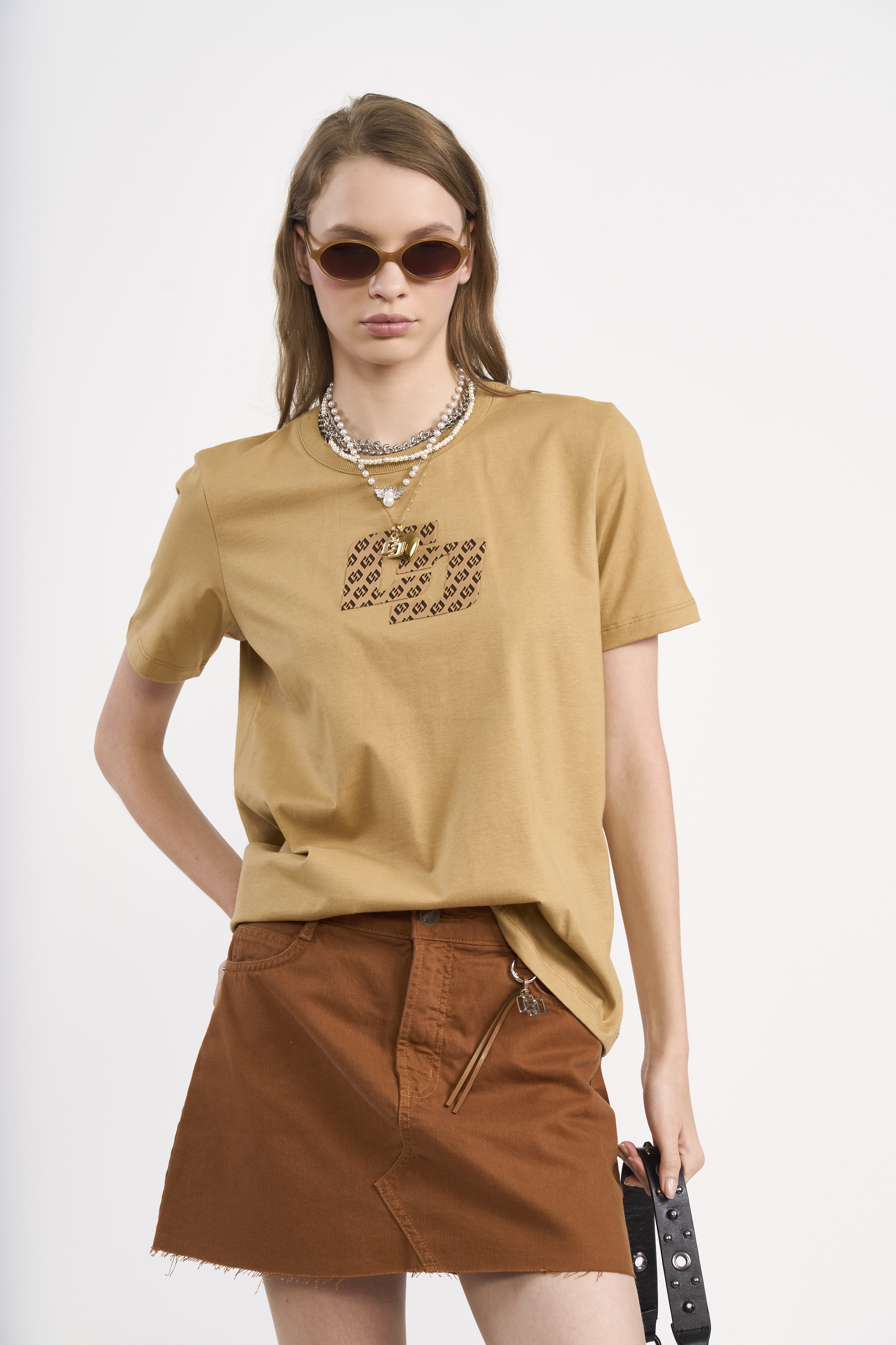 CAMISETA COLCCI GG AMARELO SUN GLO