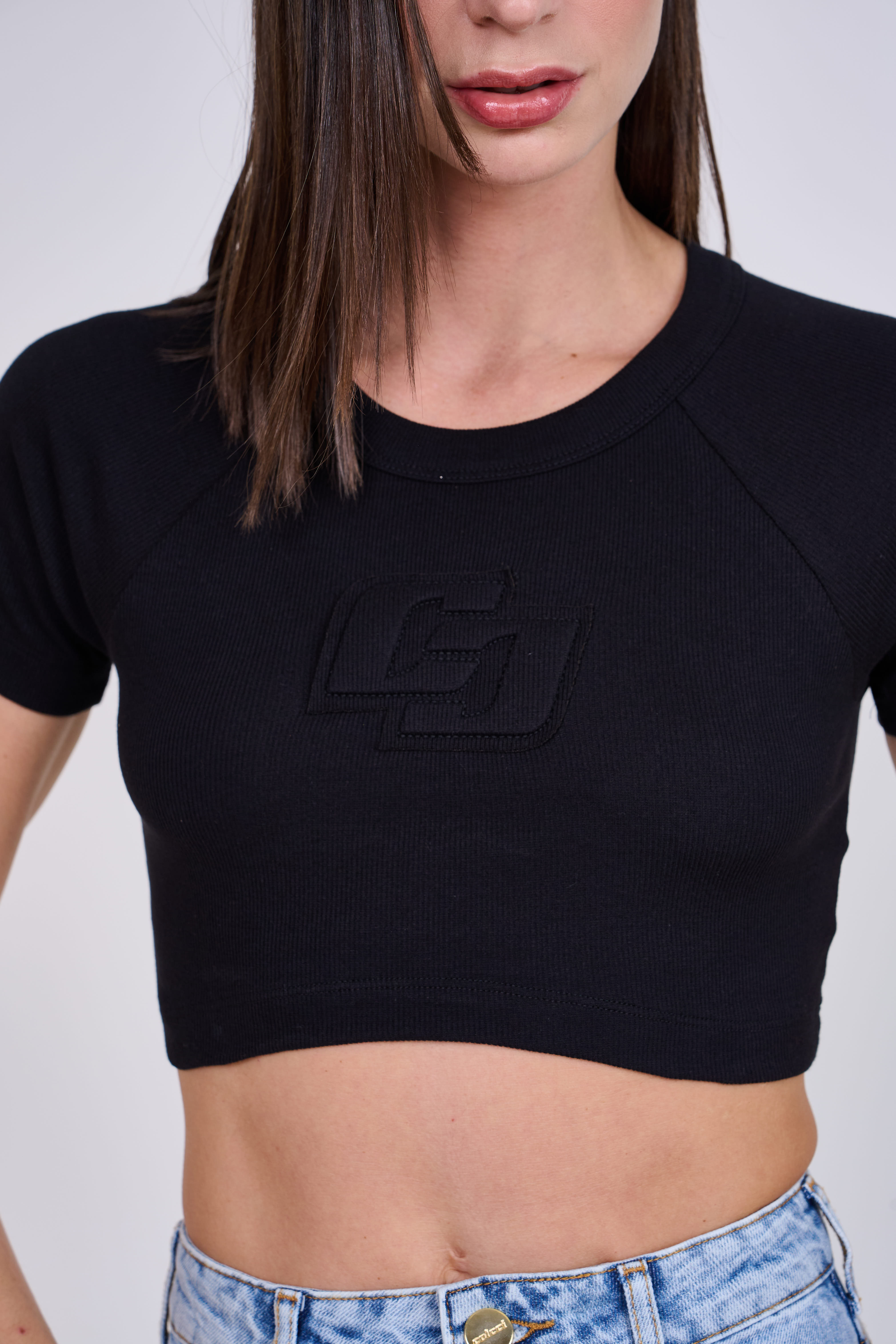 CAMISETA CANELADA PP PRETO