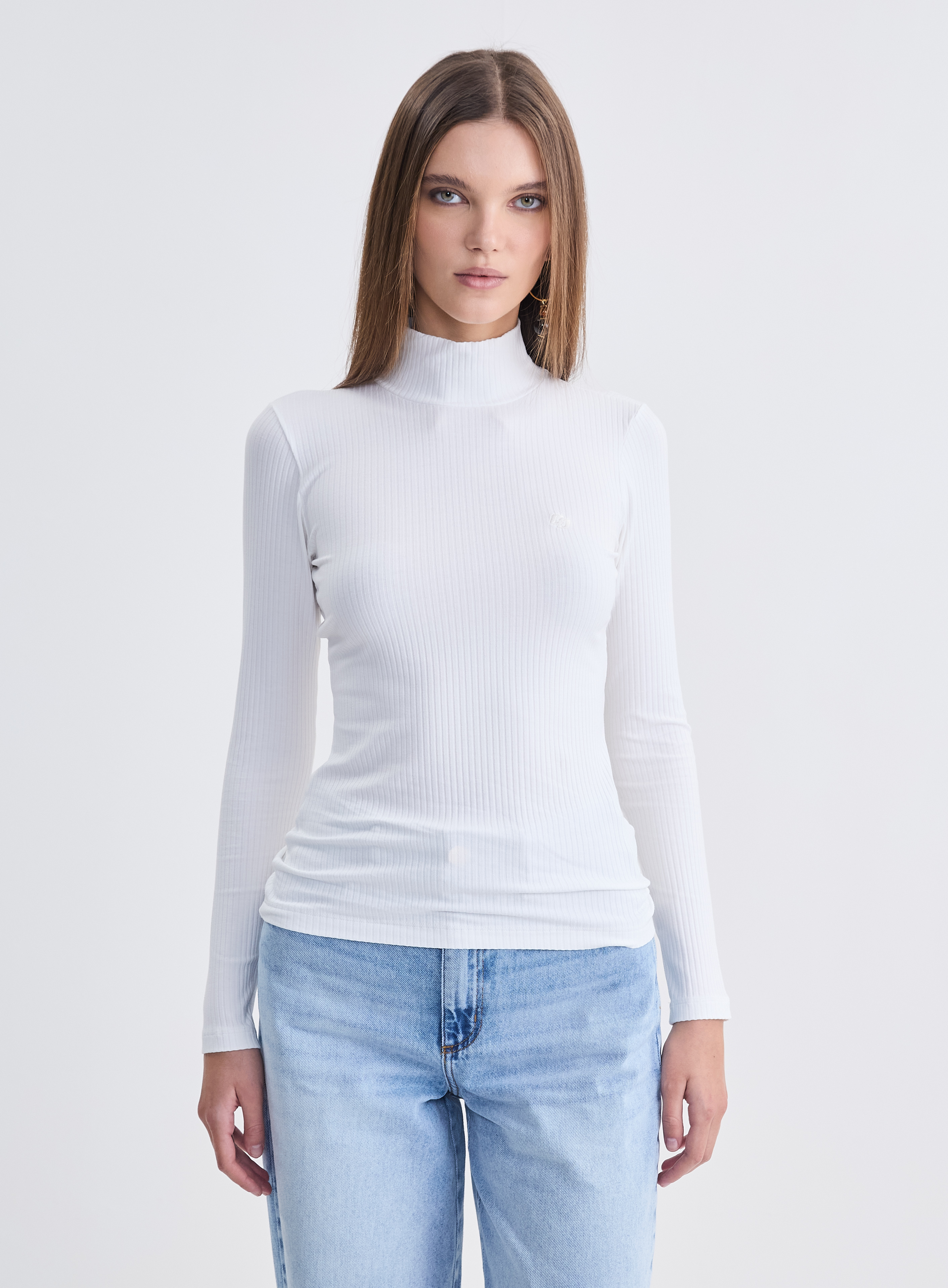 BLUSA CANELADA G OFF SHELL