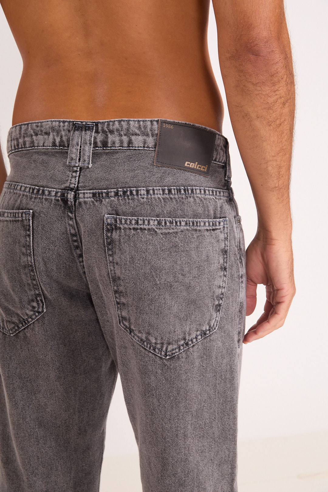 CALÇA JEANS RETA 40 IND.PRETO