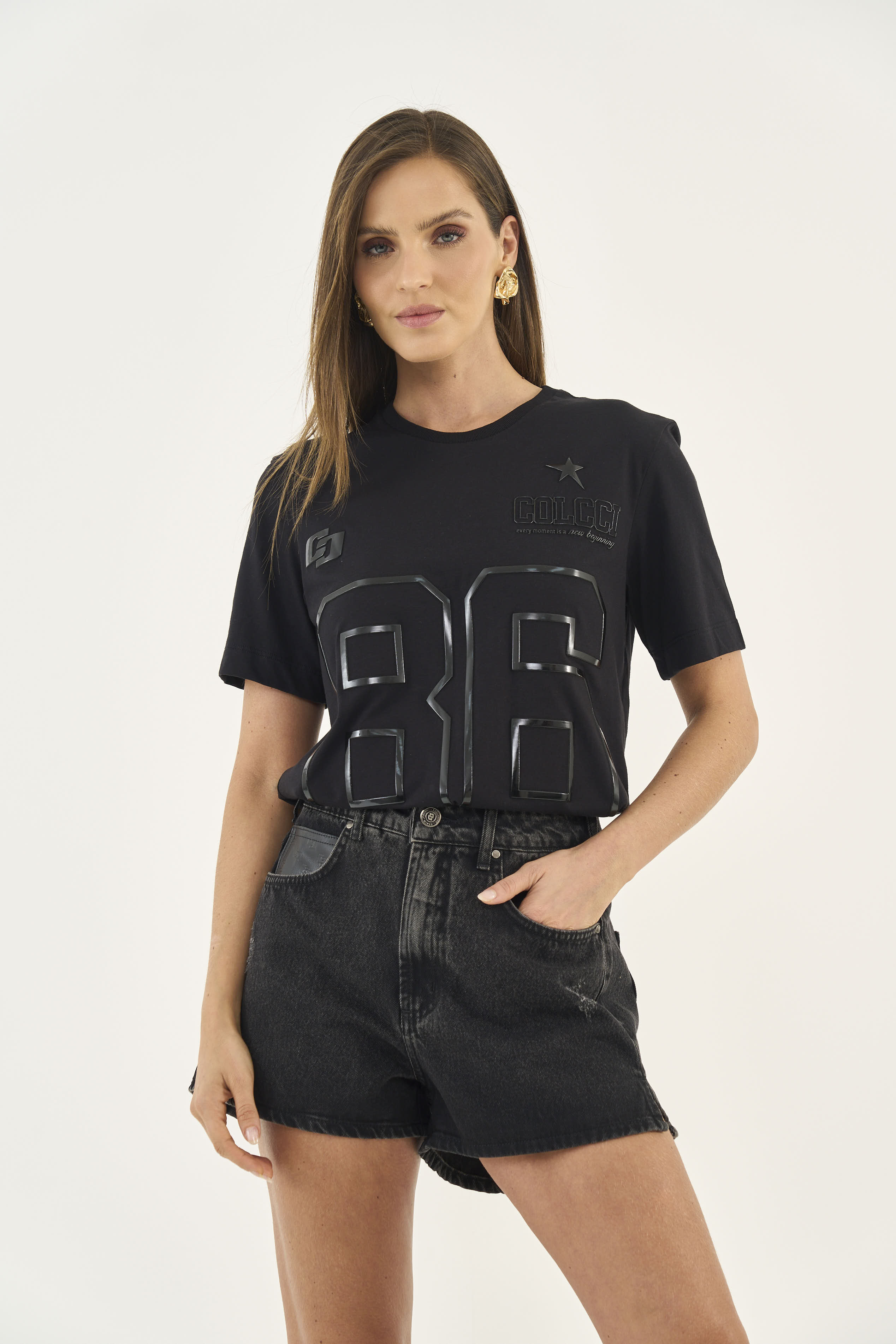 CAMISETA ESTAMPADA G MARROM BRICKLANE