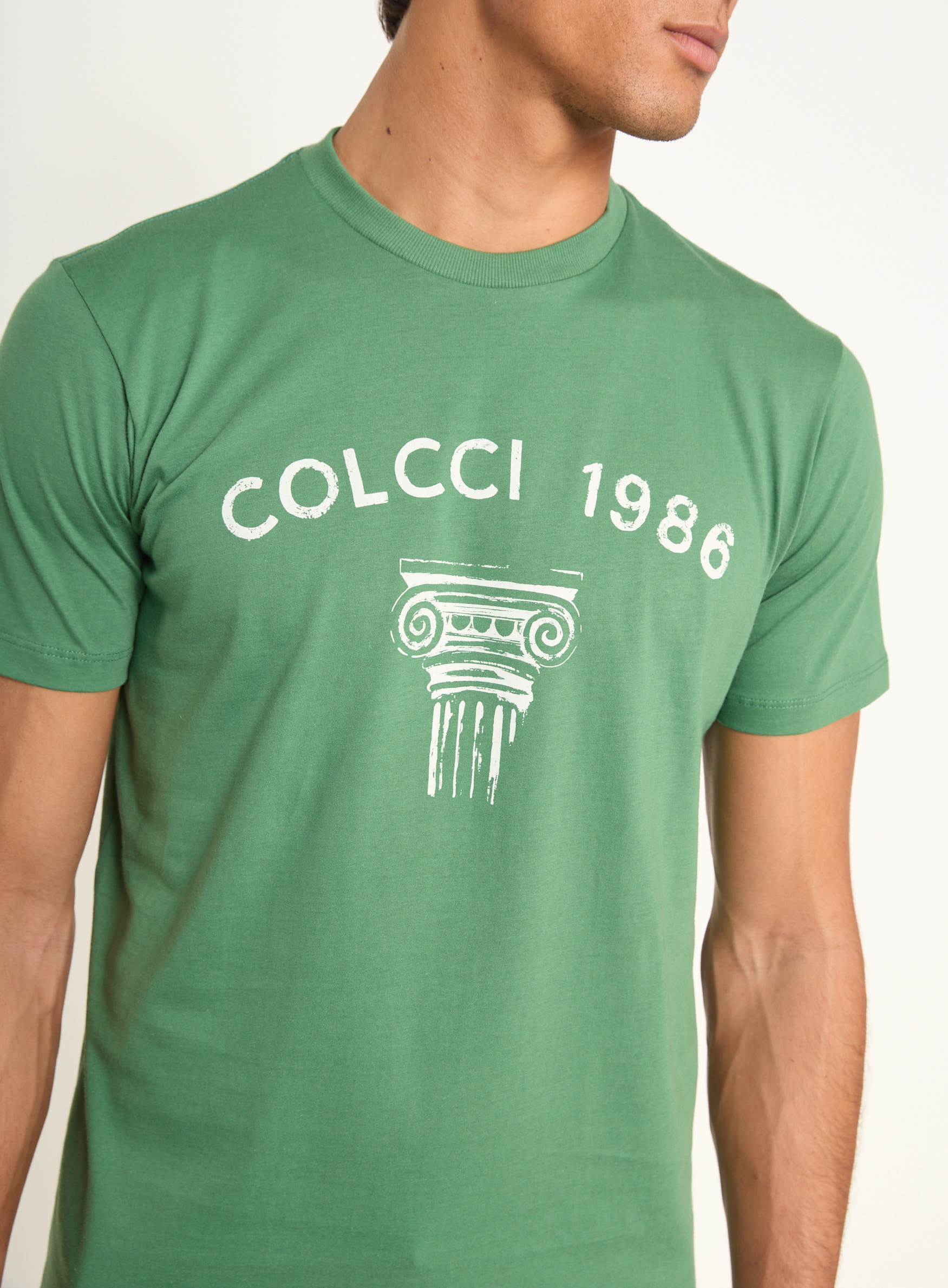CAMISETA COLCCI GG VERDE HORTO