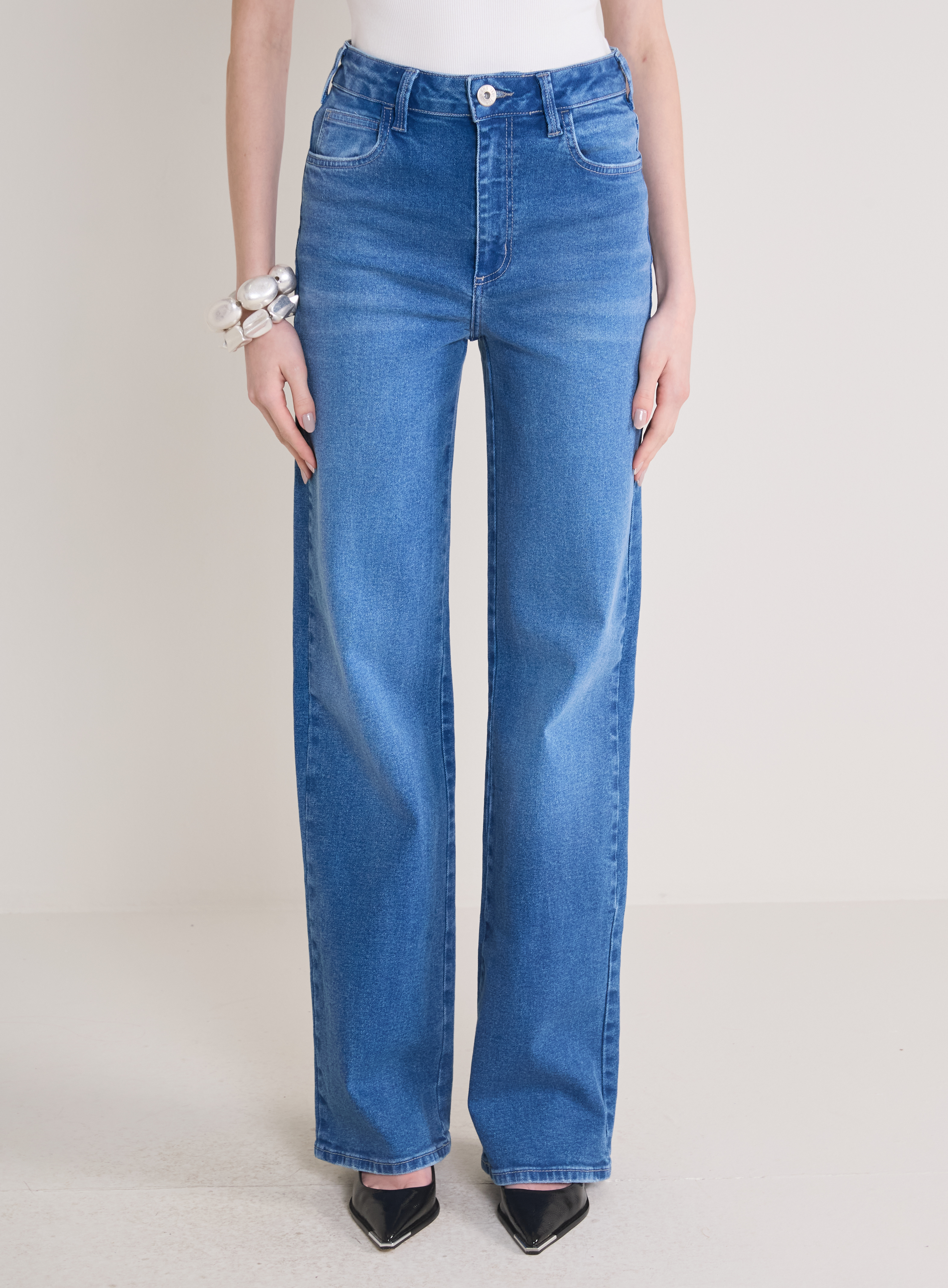 CALÇA JEANS BELLA STRETCH 38 INDIGO