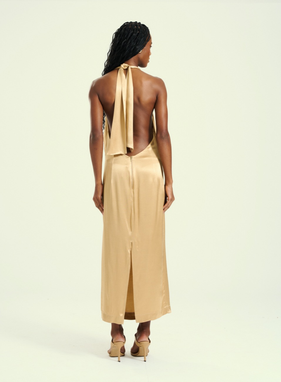 VESTIDO OPEN G BEGE ANDIROBA