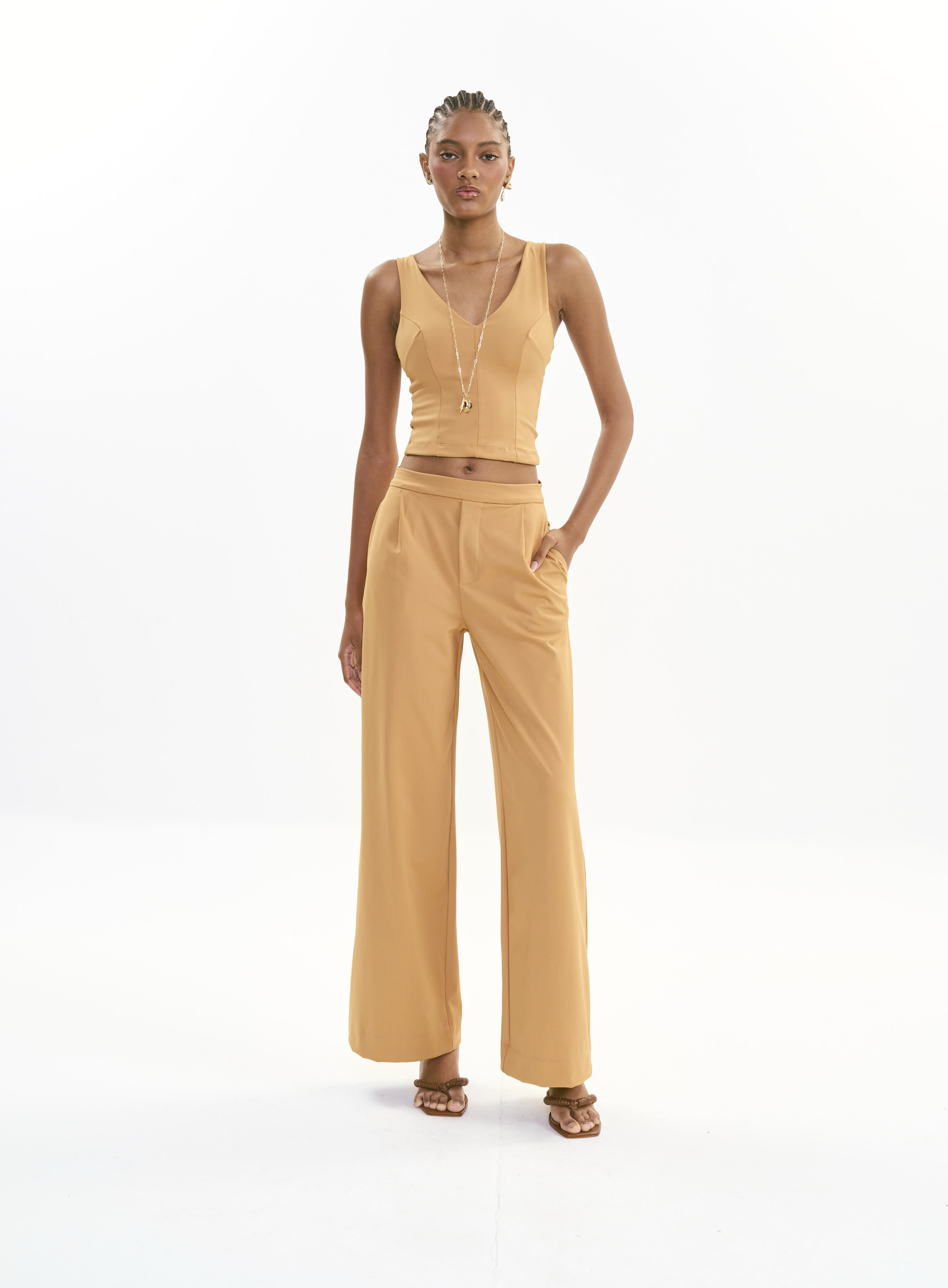 BLUSA COLCCI M MARROM FEIJO