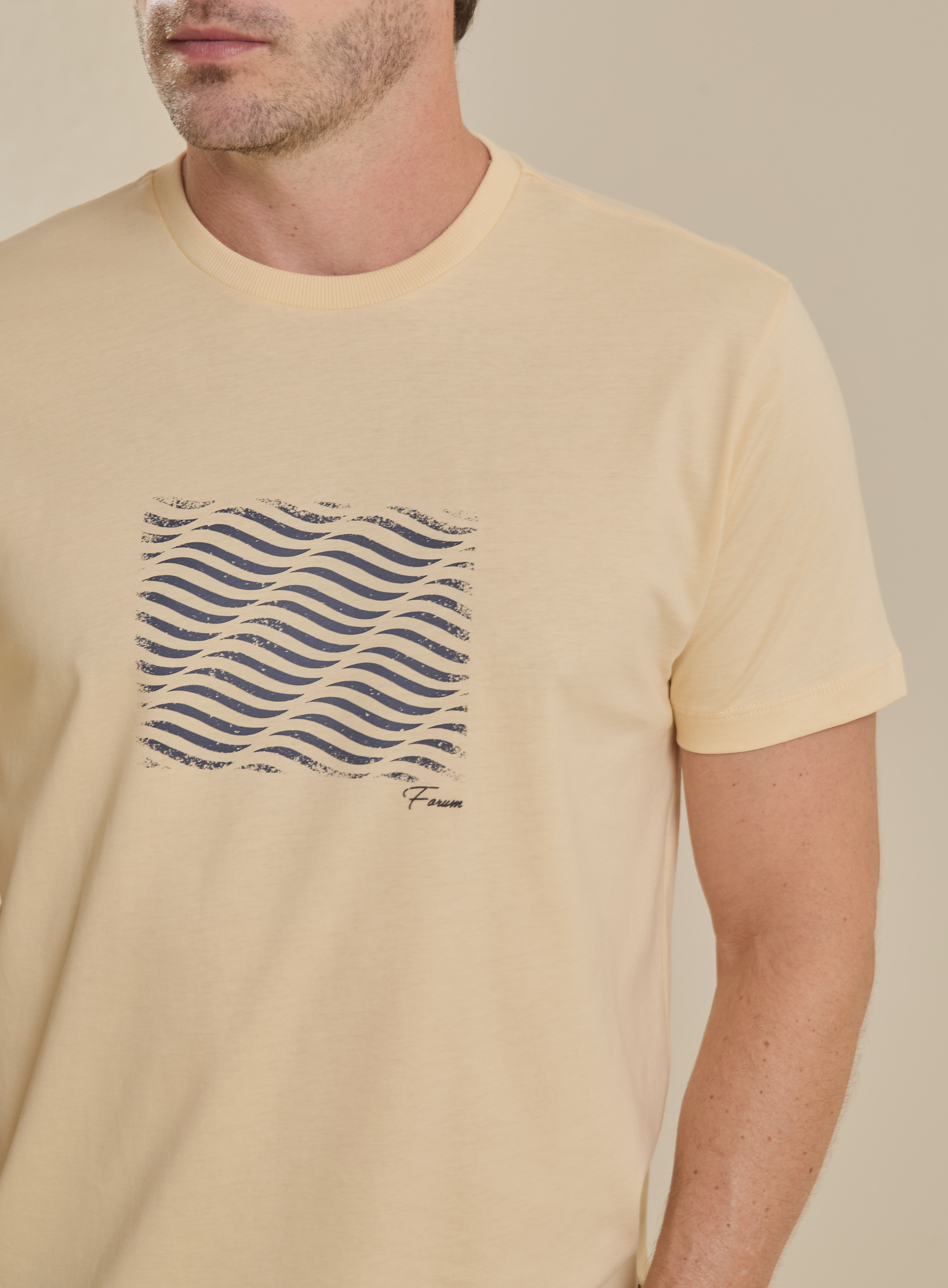 CAMISETA FORUM G BEGE WOOL