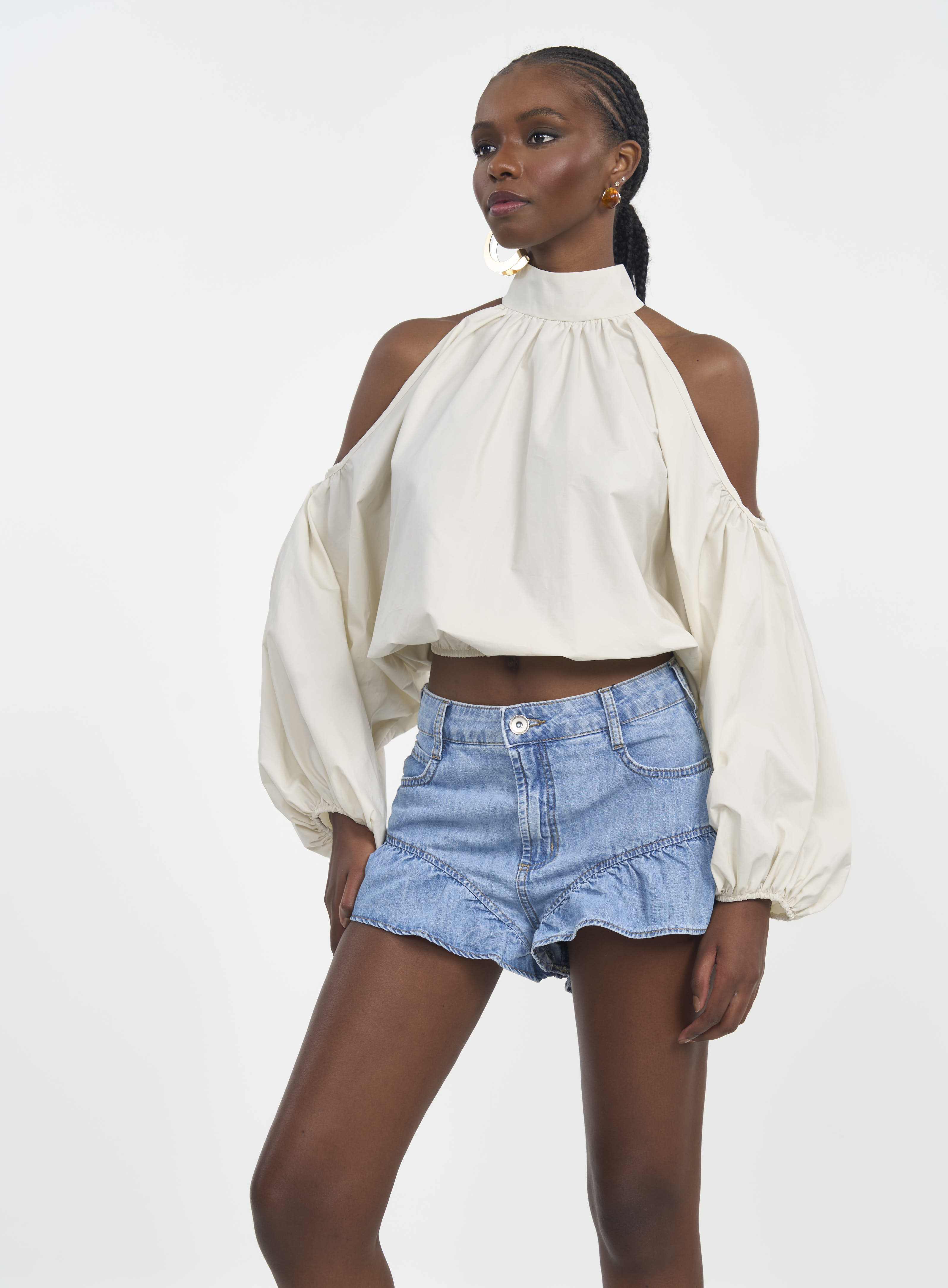 BLUSA COLCCI P BEGE AFFOGATO