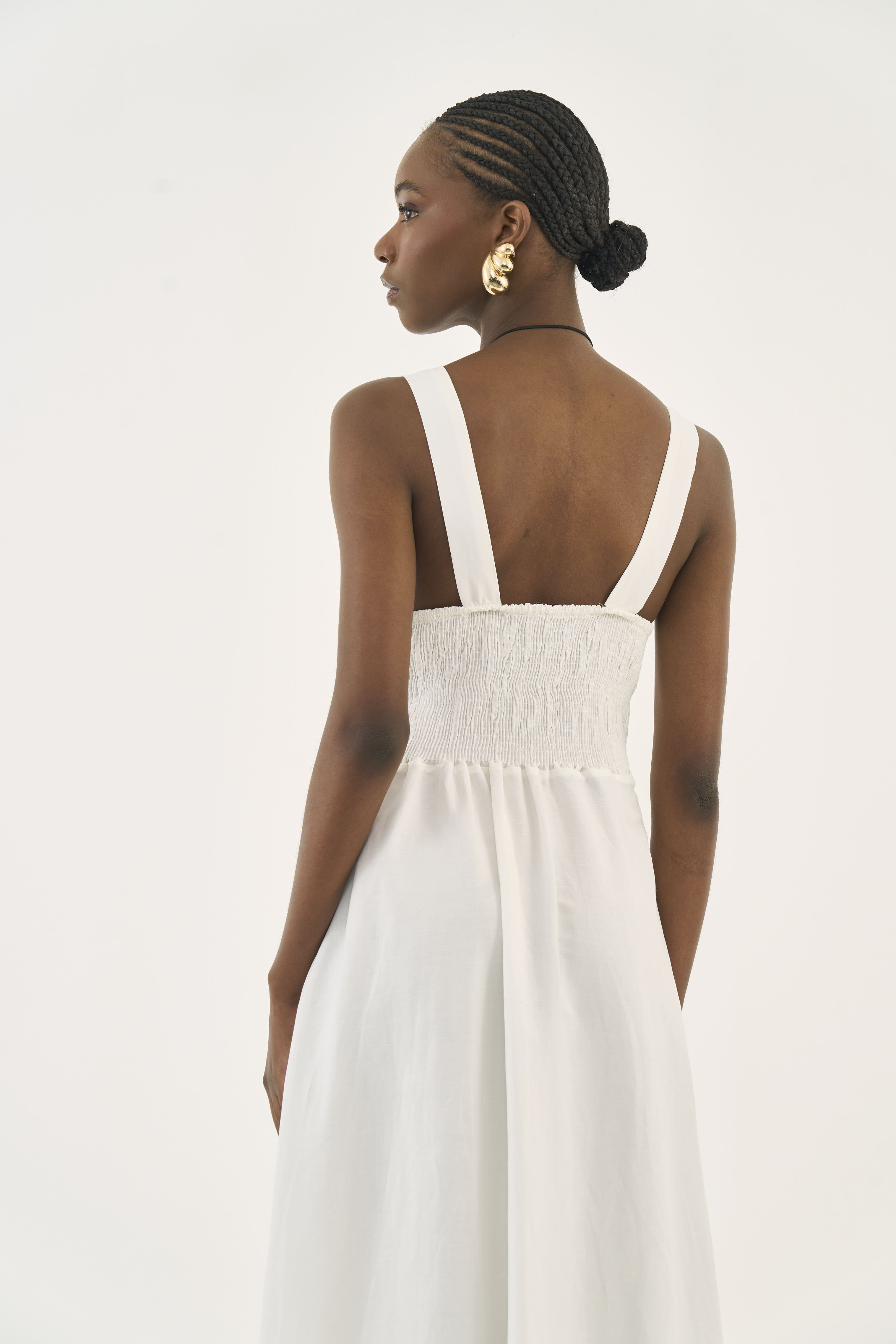 VESTIDO LINHO P OFF SHELL