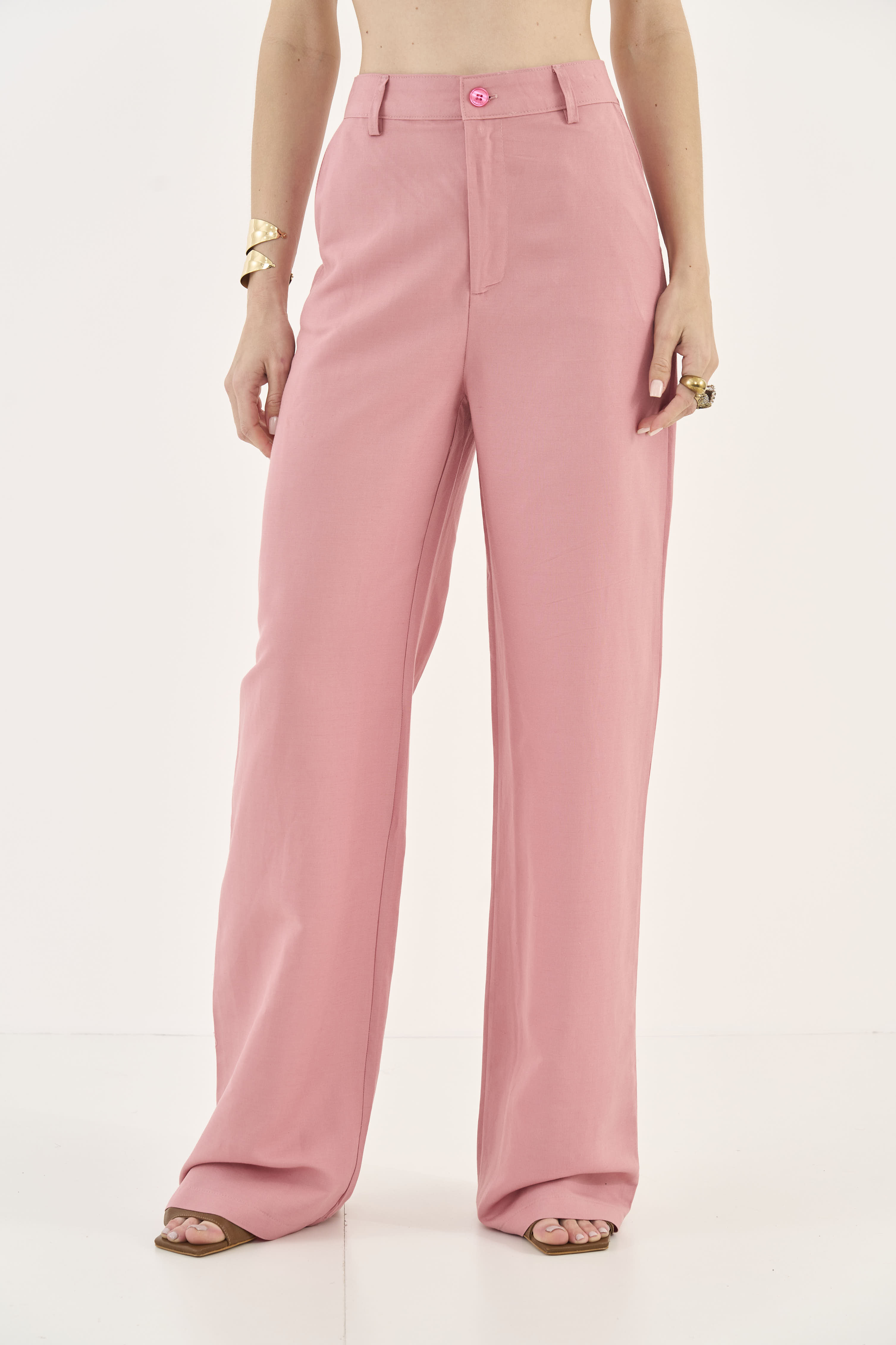 CALÇA LINHO G ROSA TEVA
