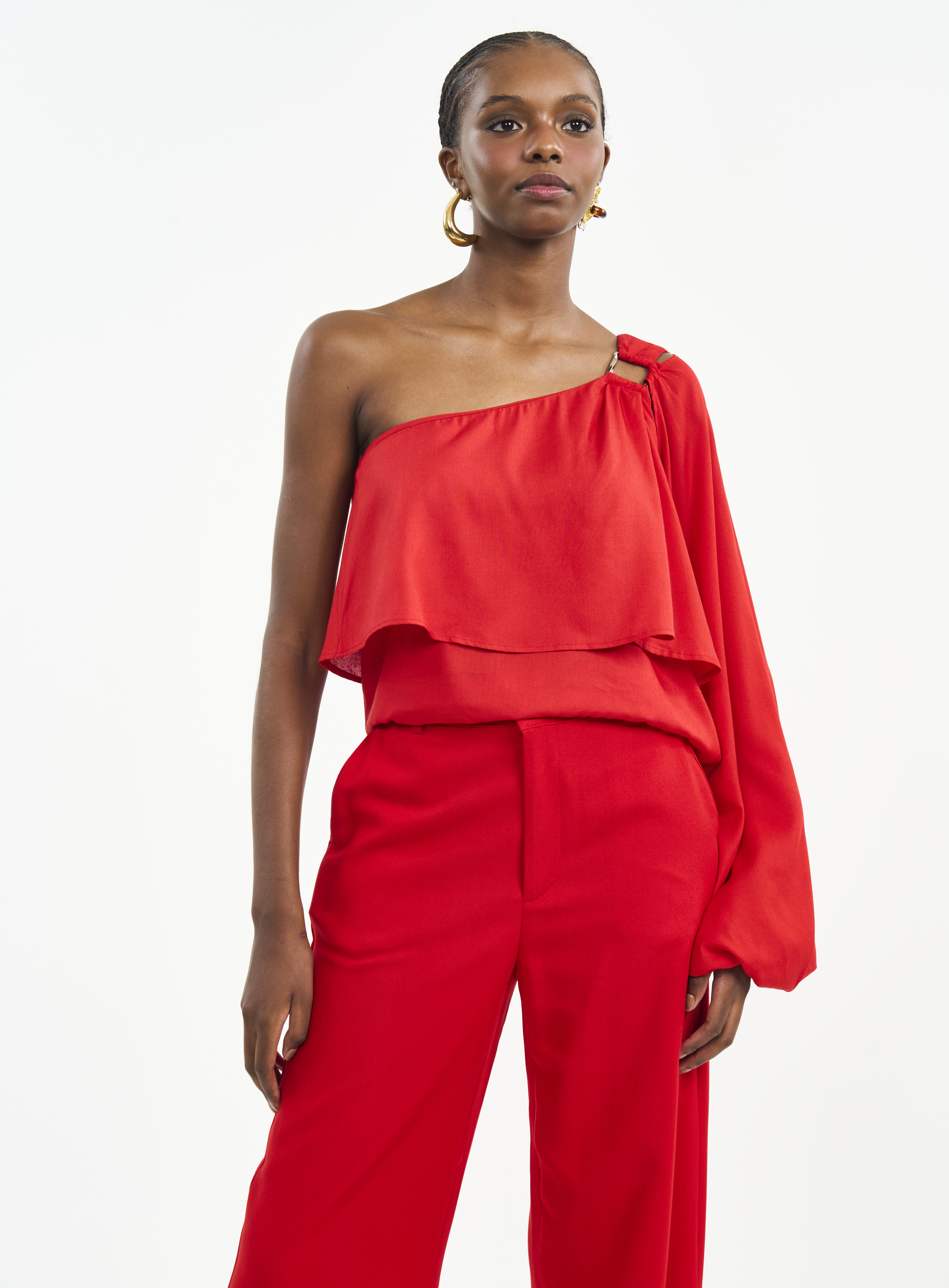 BLUSA COLCCI PP VERMELHO SPARKLY