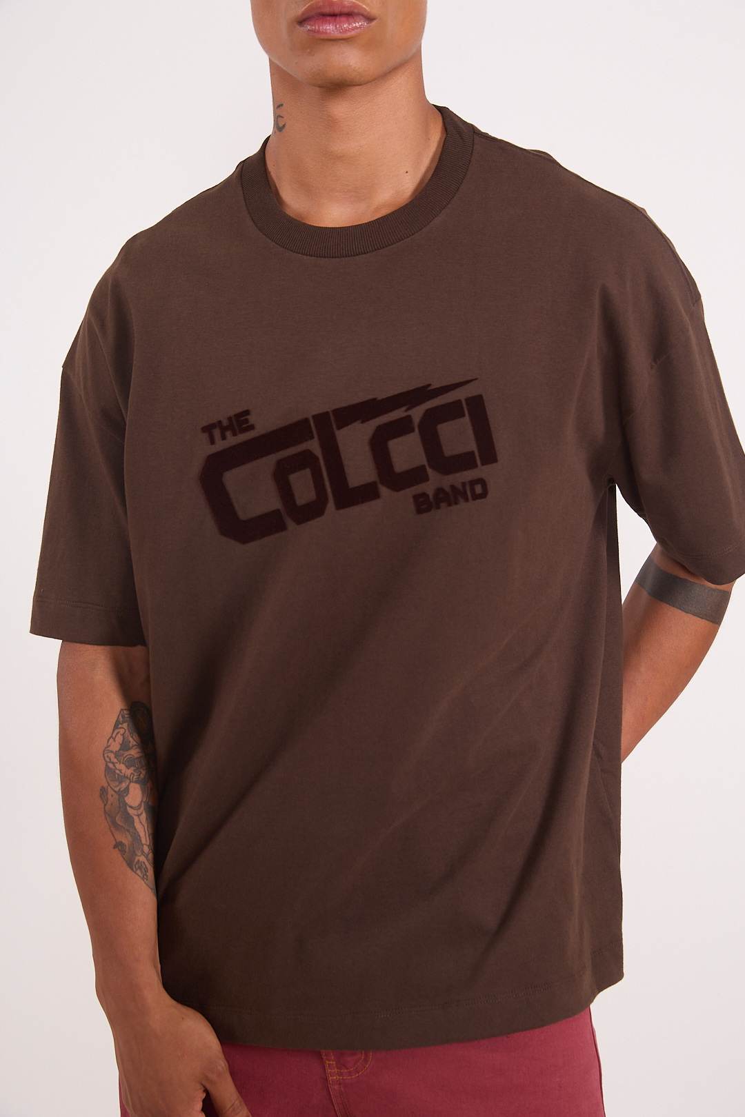 CAMISETA COLCCI G MARROM COCONUT