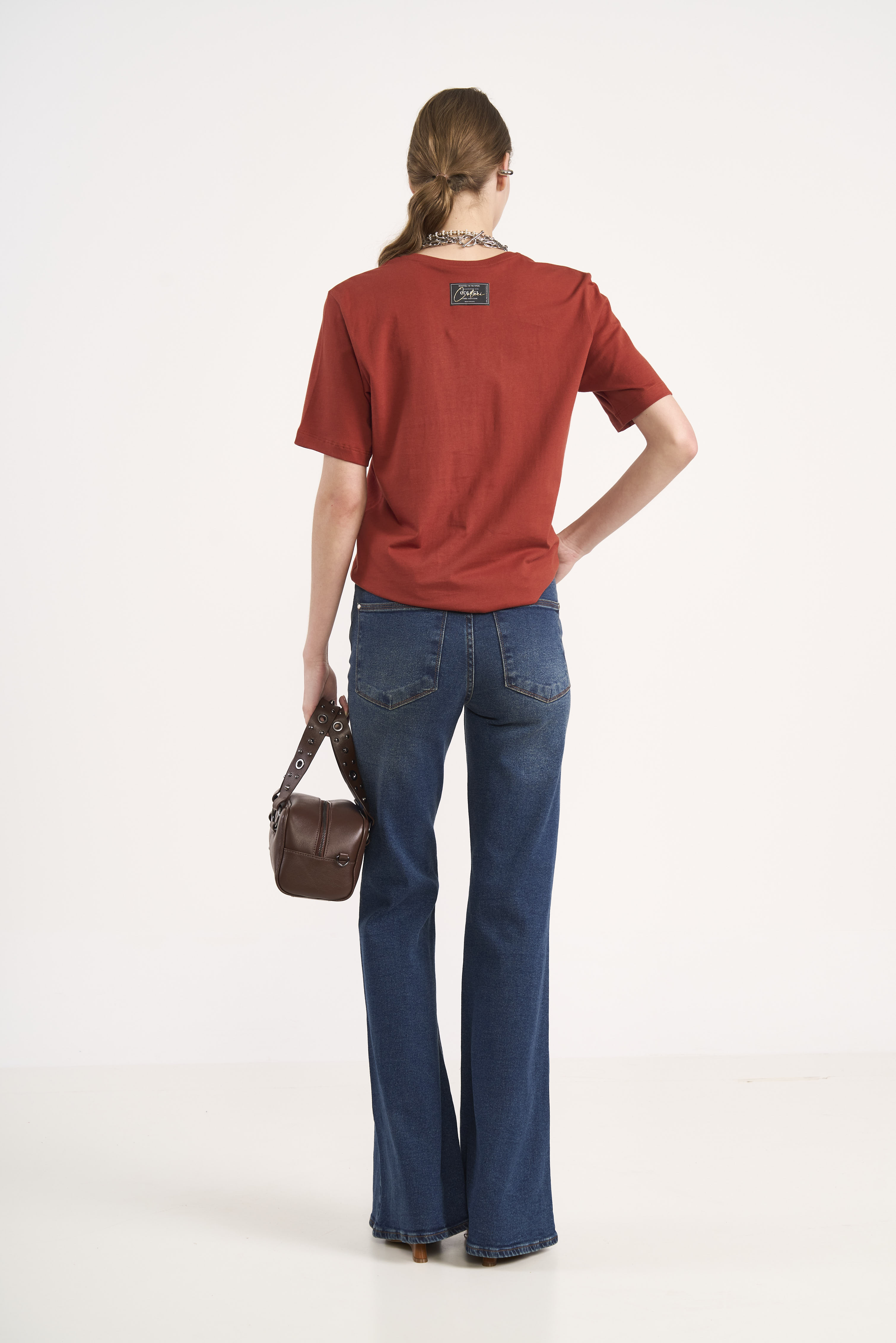 CAMISETA COLCCI PP MARROM BRICKLANE