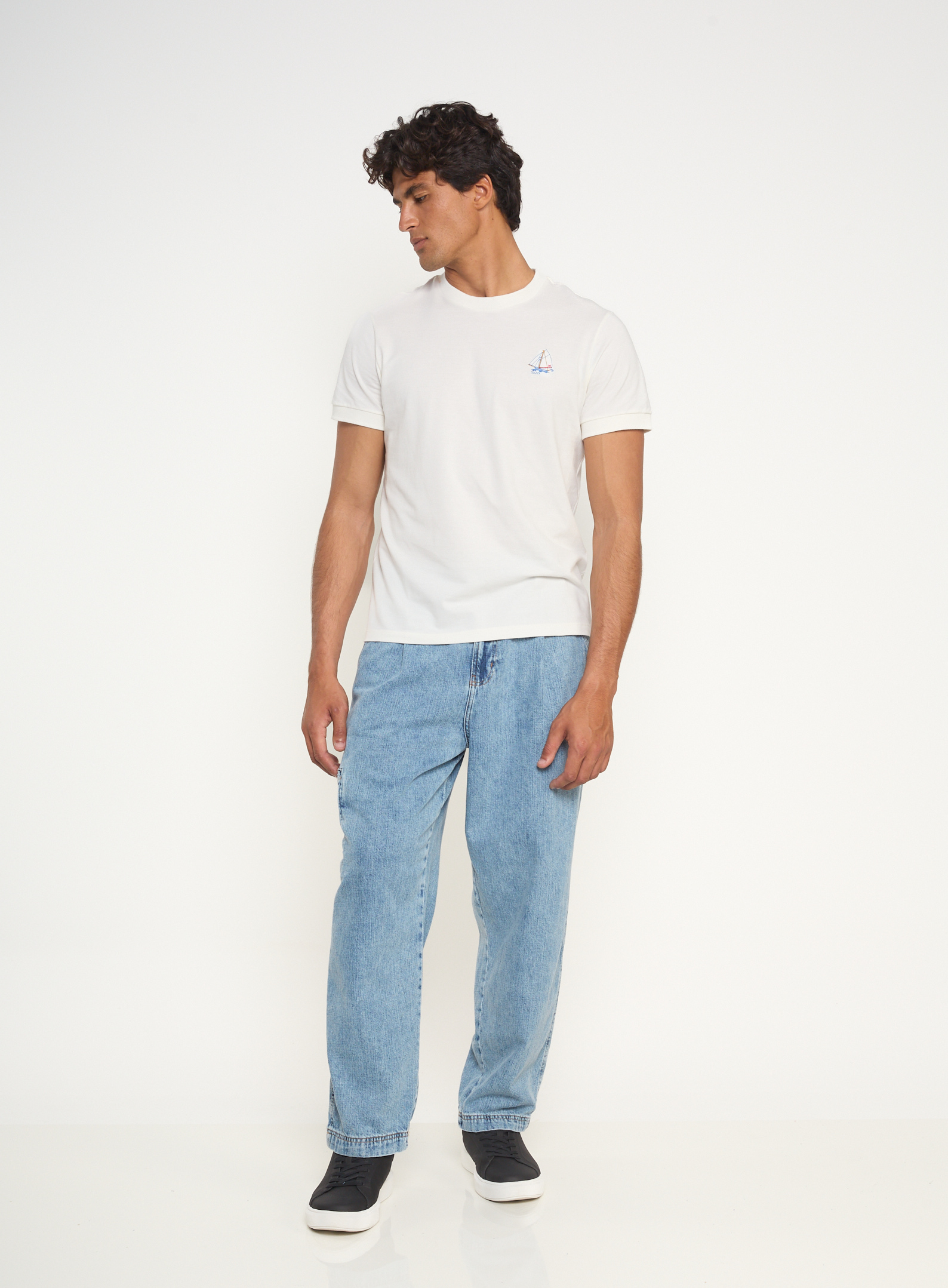 CALÇA JEANS SLOUCHY 38 INDIGO