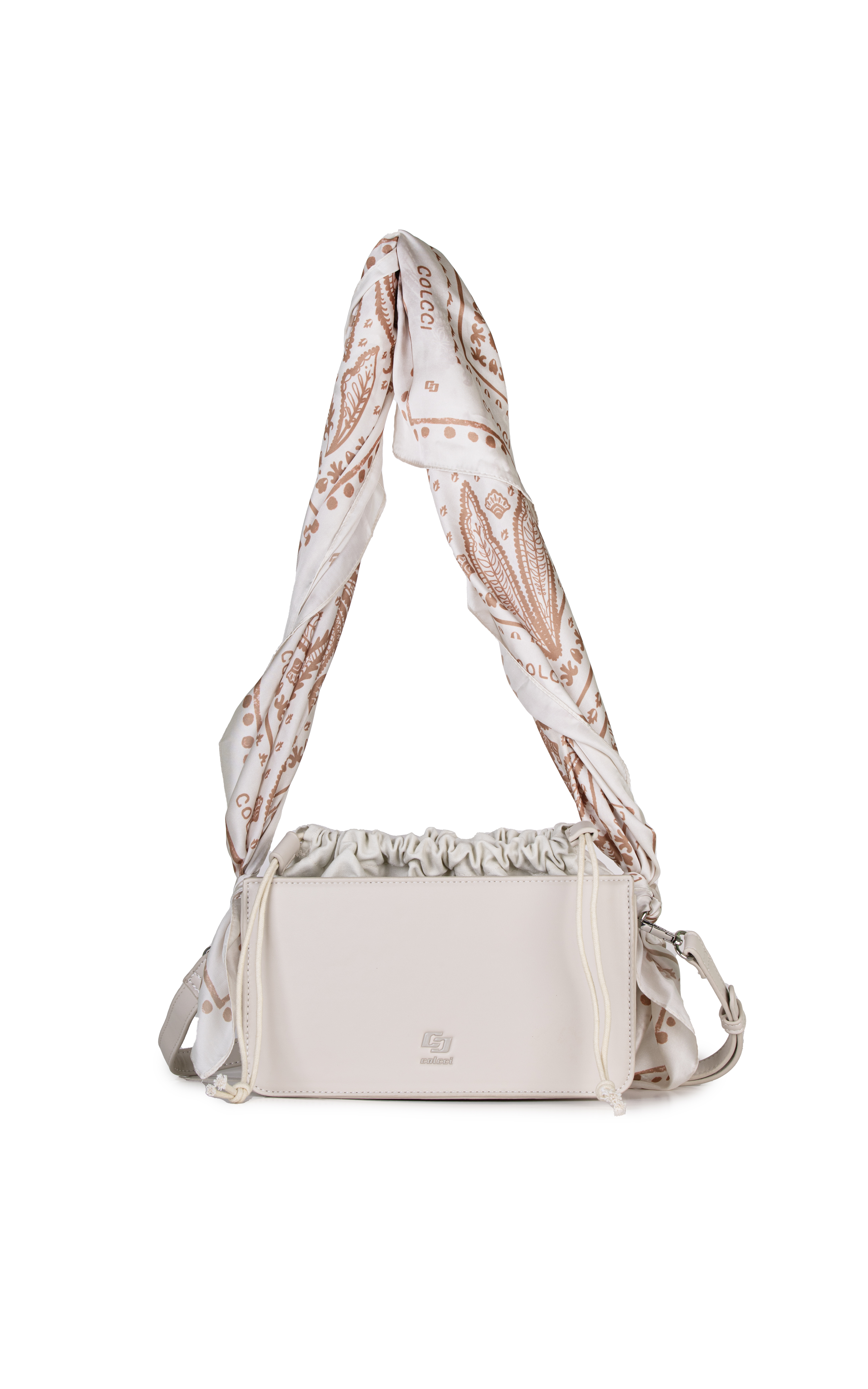BOLSA COLCCI FEM CROSSBODY SCARF U CARAMELO