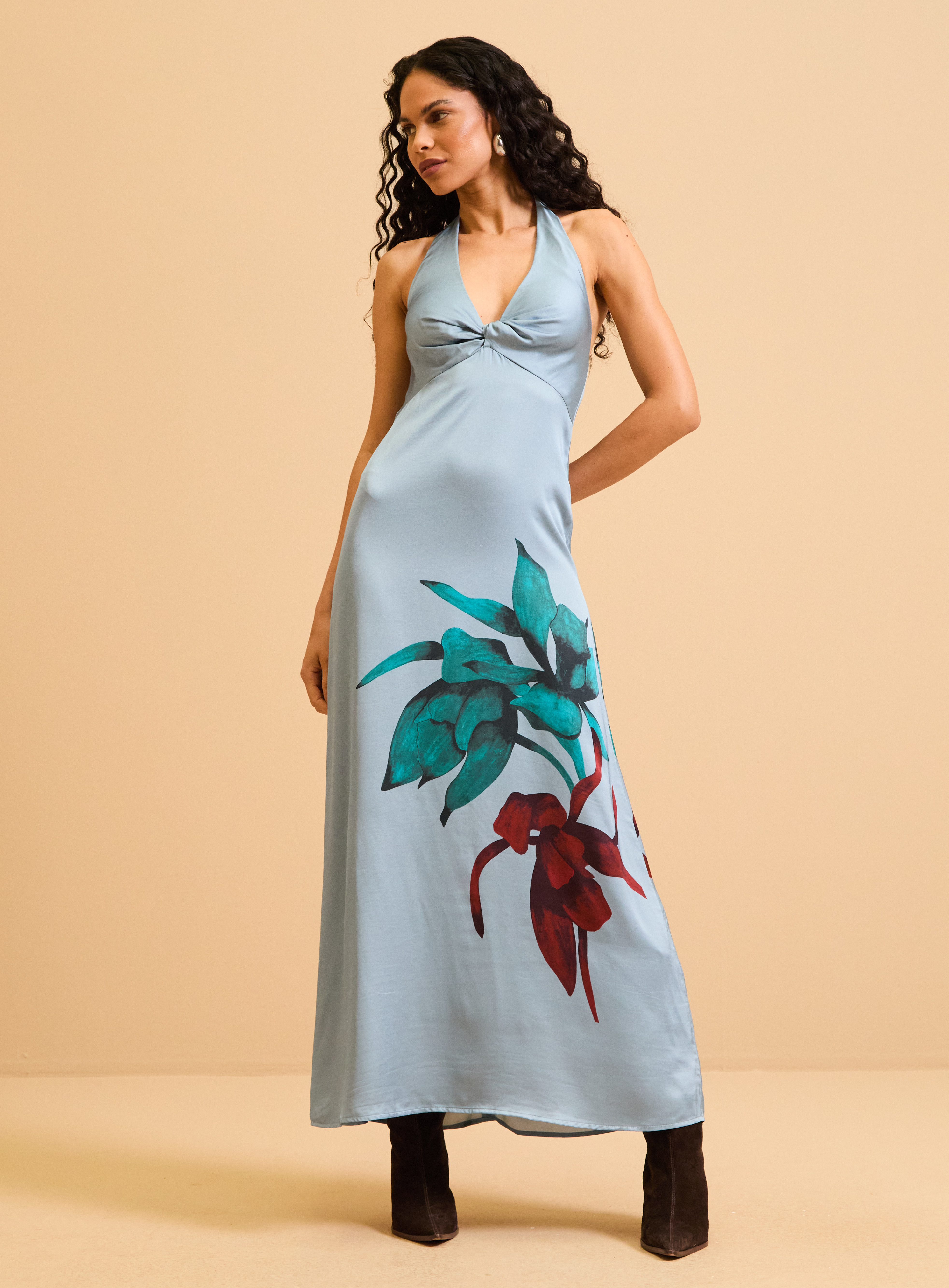 VESTIDO ESTAMPADO P AURA FLORAL