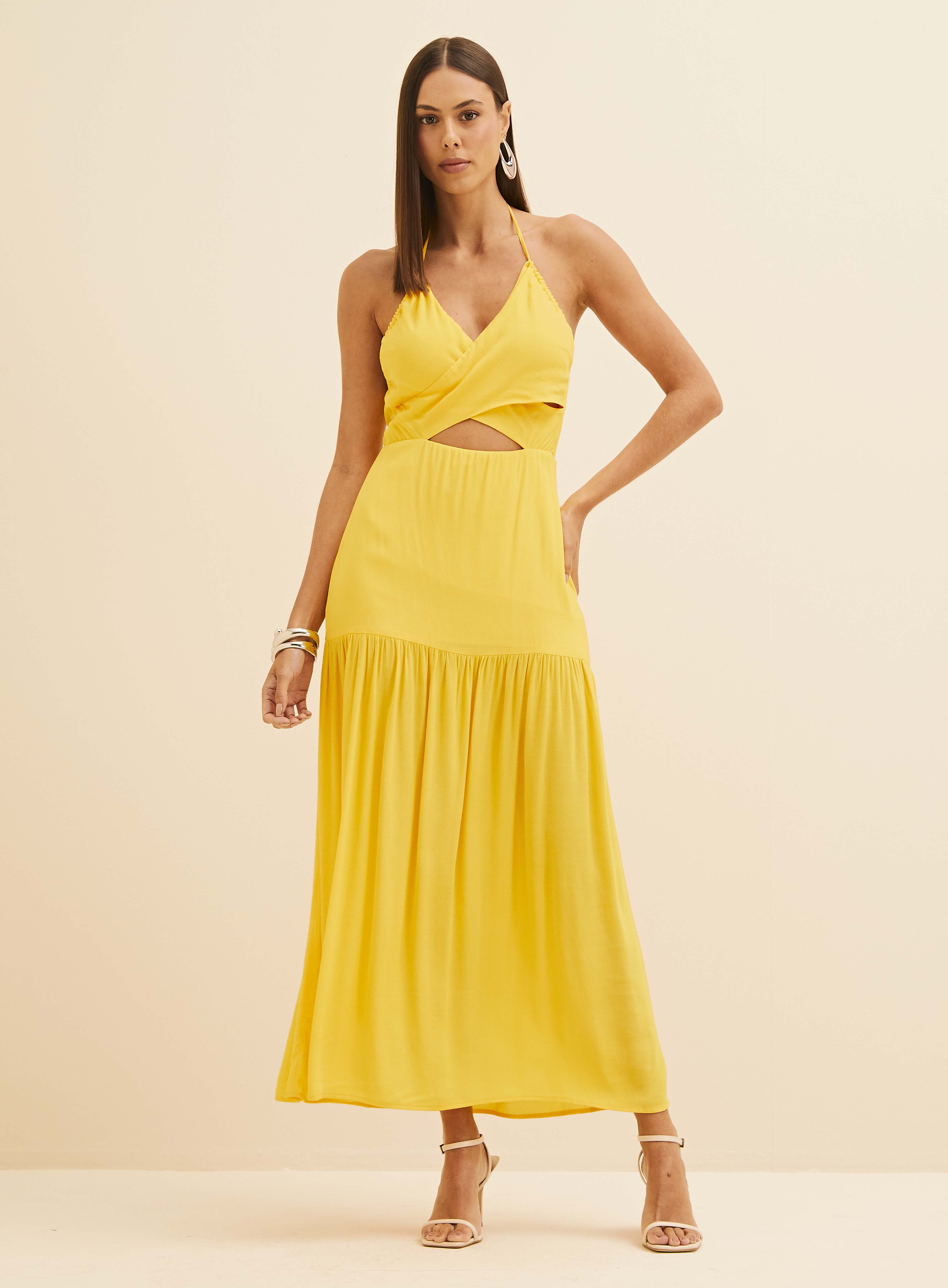 VESTIDO FORUM M AMARELO ENERGY