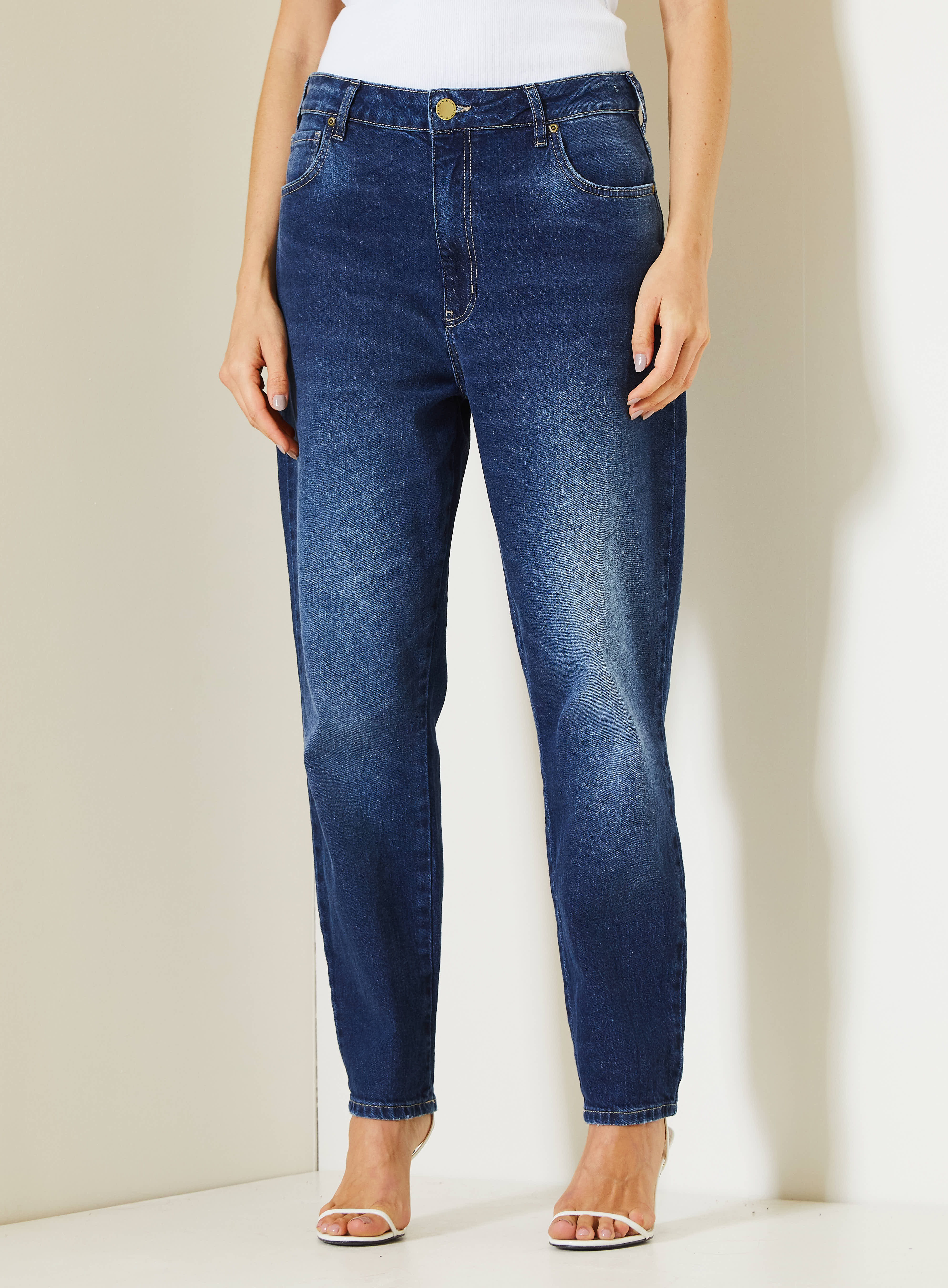 CALÇA JEANS AYLA 42 INDIGO