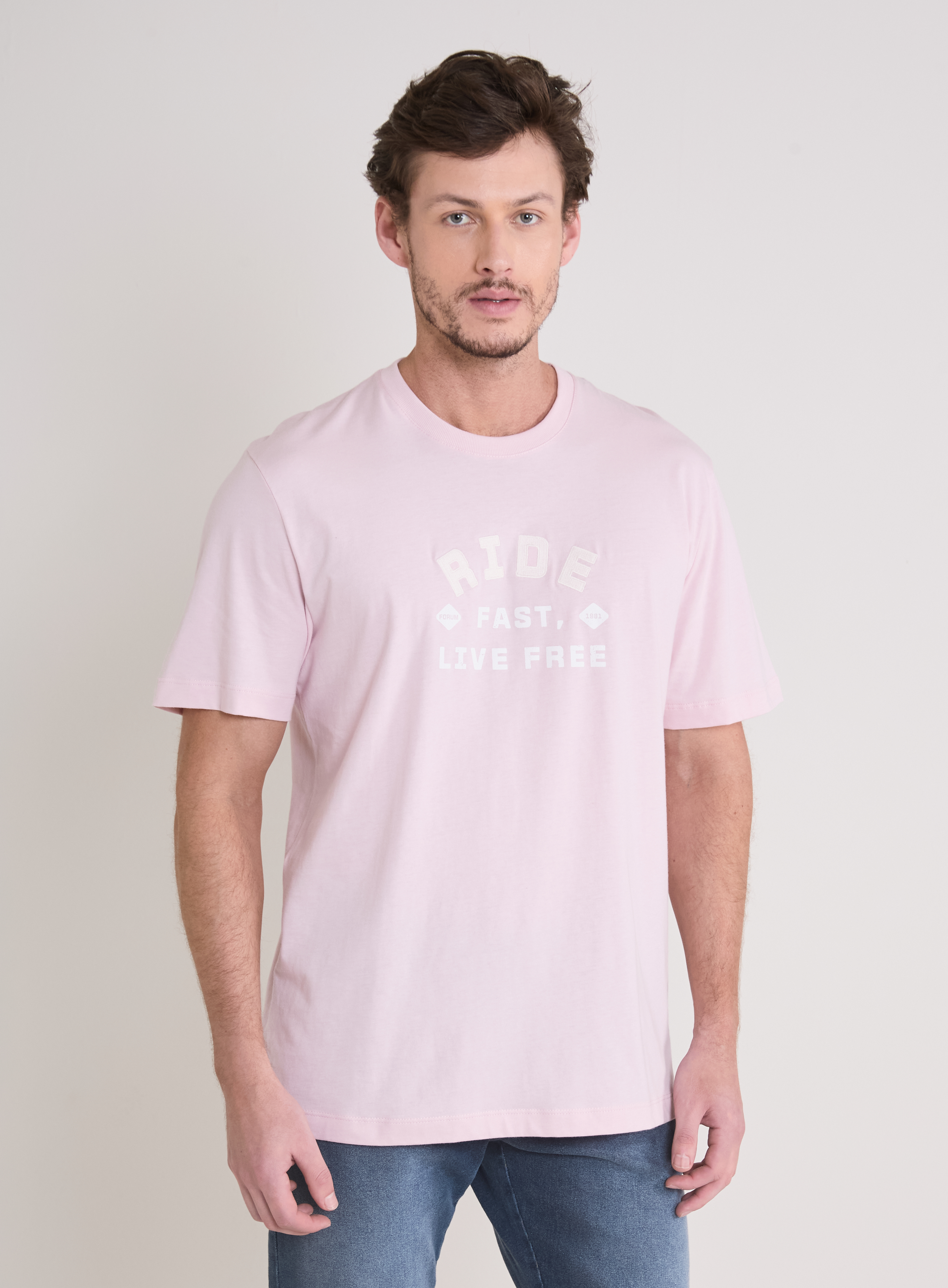 CAMISETA FORUM M ROSA CONNE