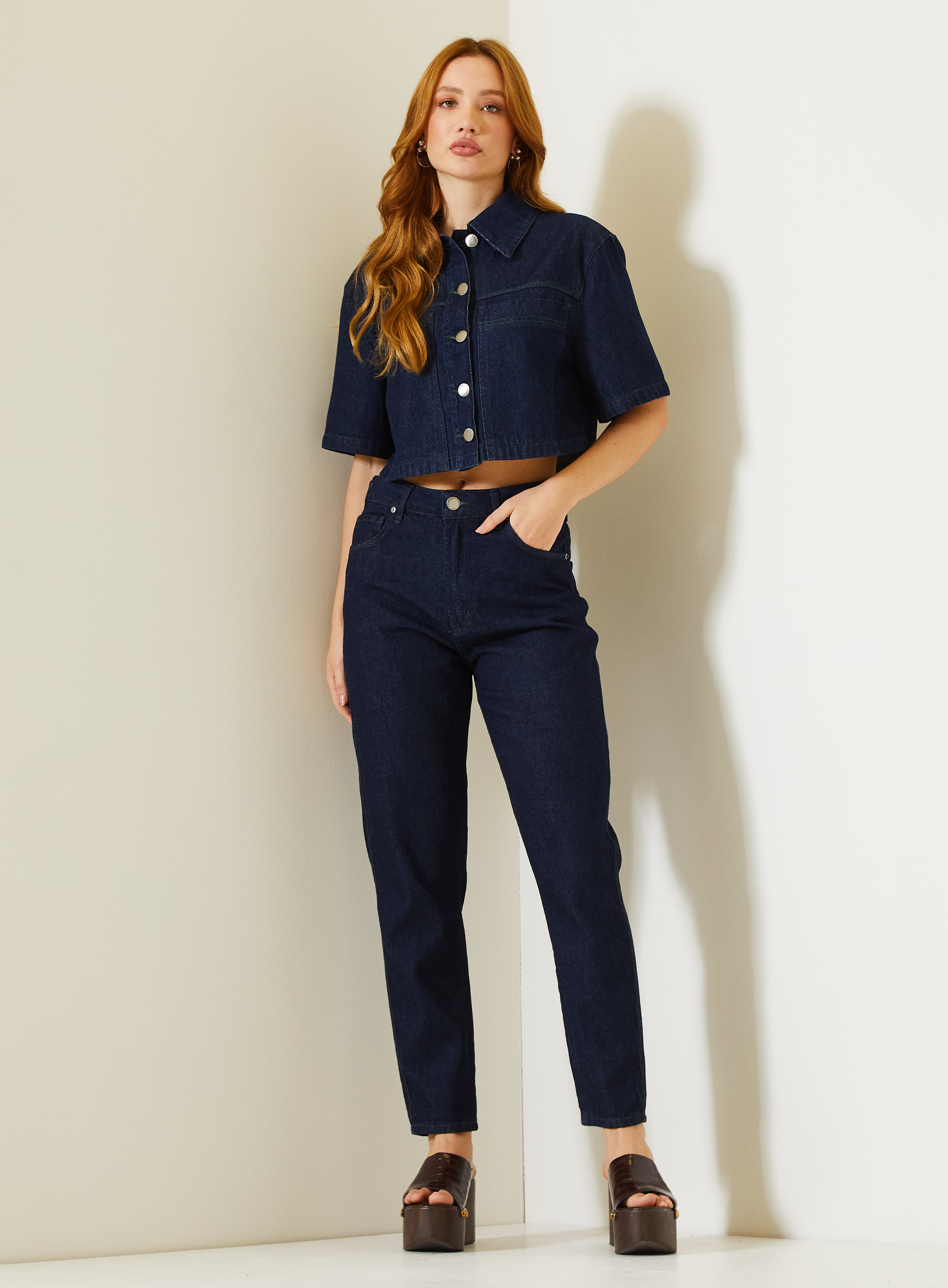 CALÇA JEANS AYLA 38 INDIGO