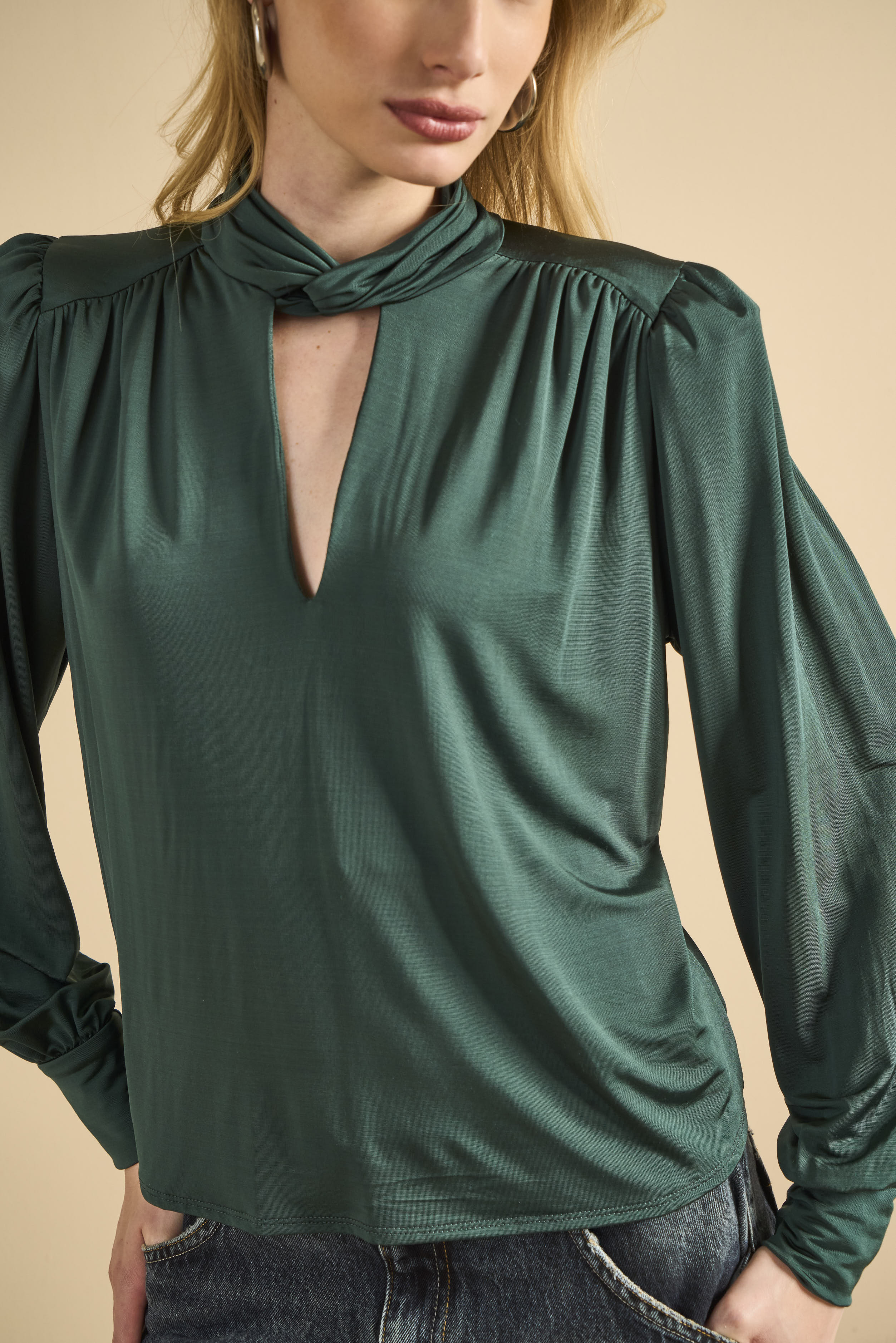 BLUSA FORUM PP VERDE MALACHITE