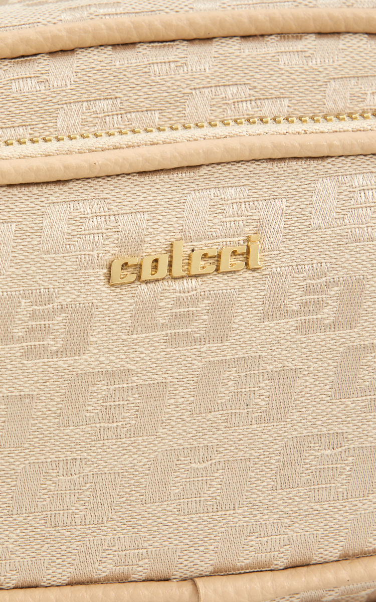 BOLSA COLCCI FEM CAMERA BAG JACQUARD U PRETO