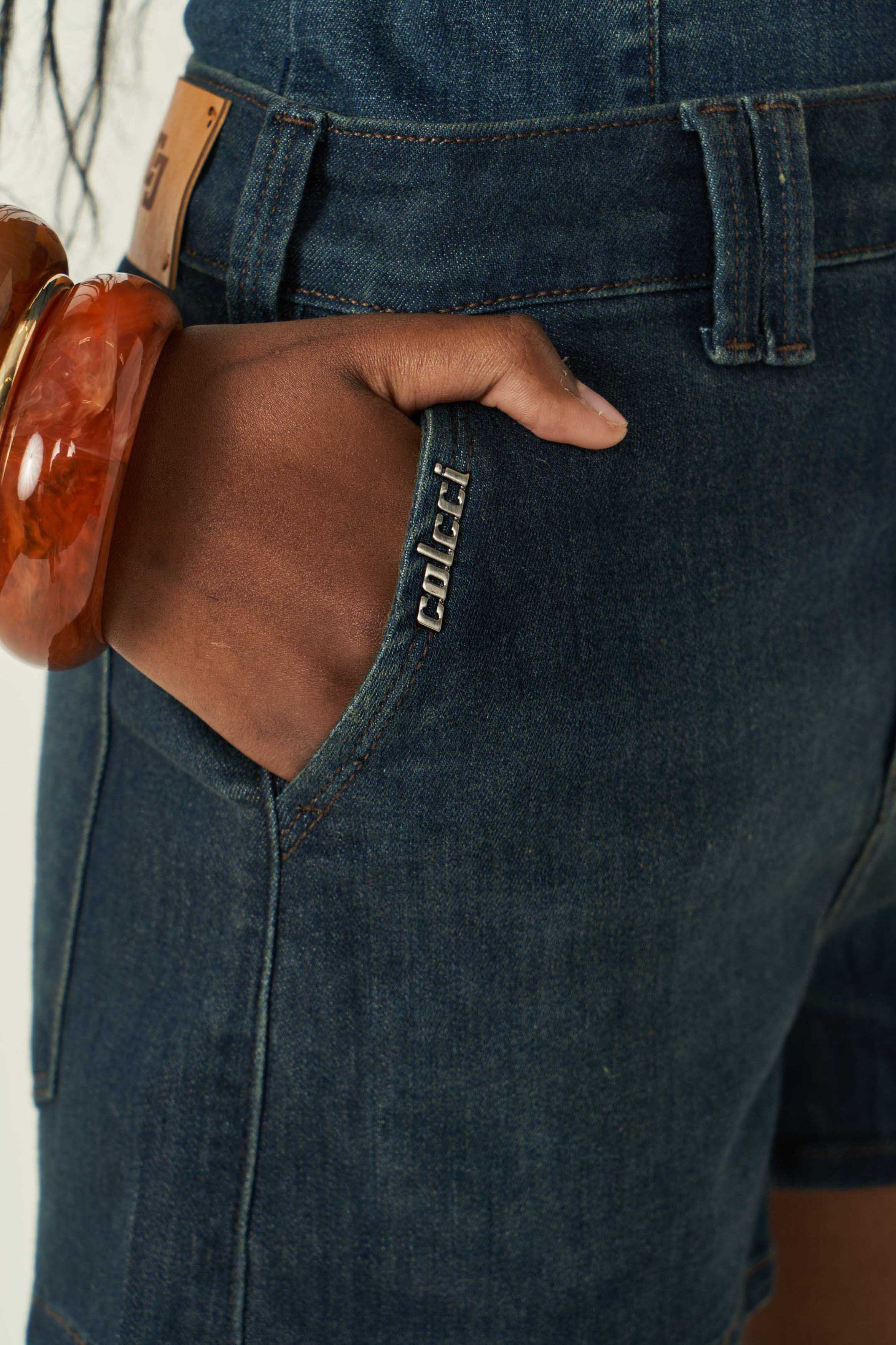 SHORT JEANS GIGI 42 INDIGO