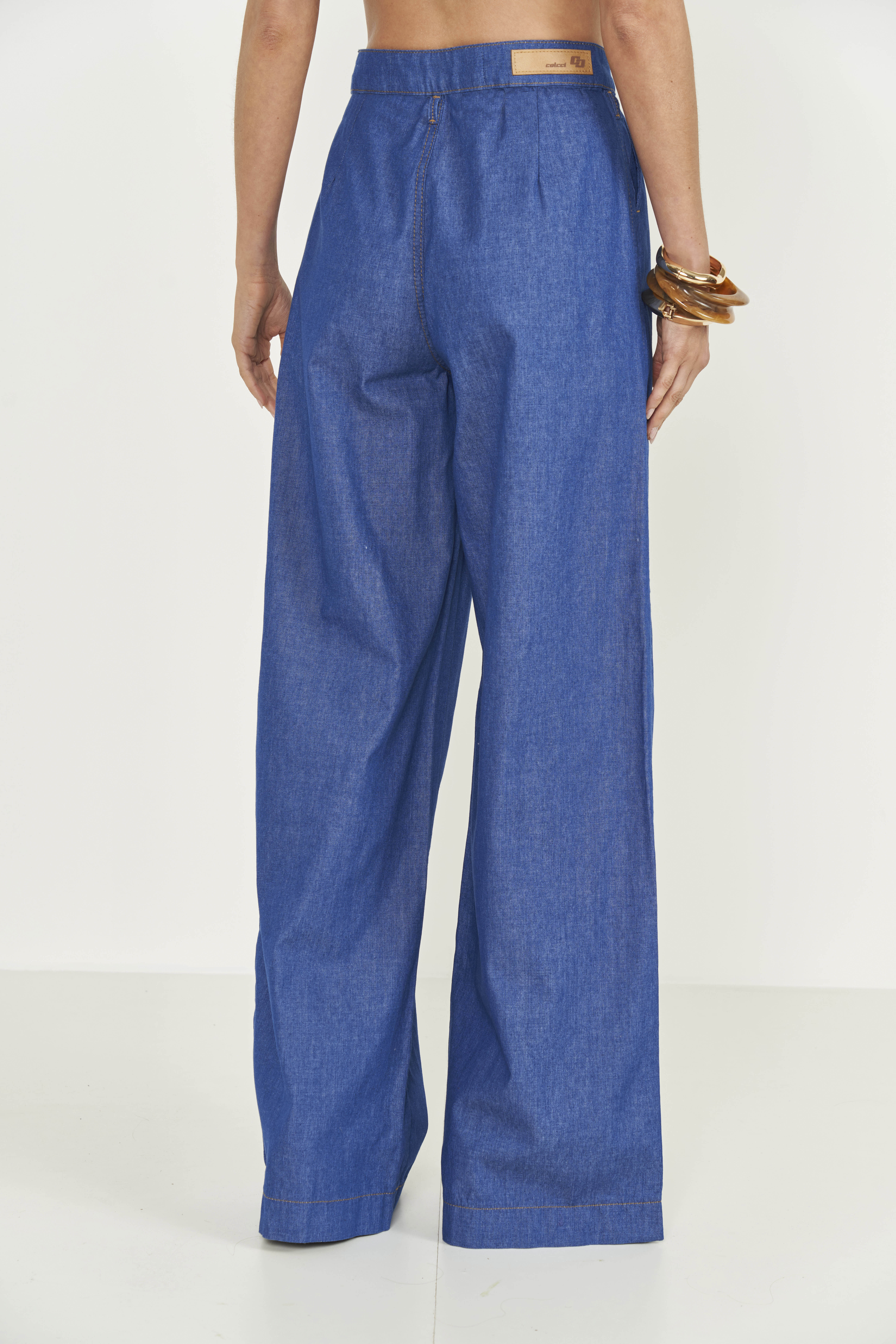 CALÇA JEANS JOANA 44 INDIGO CLARO