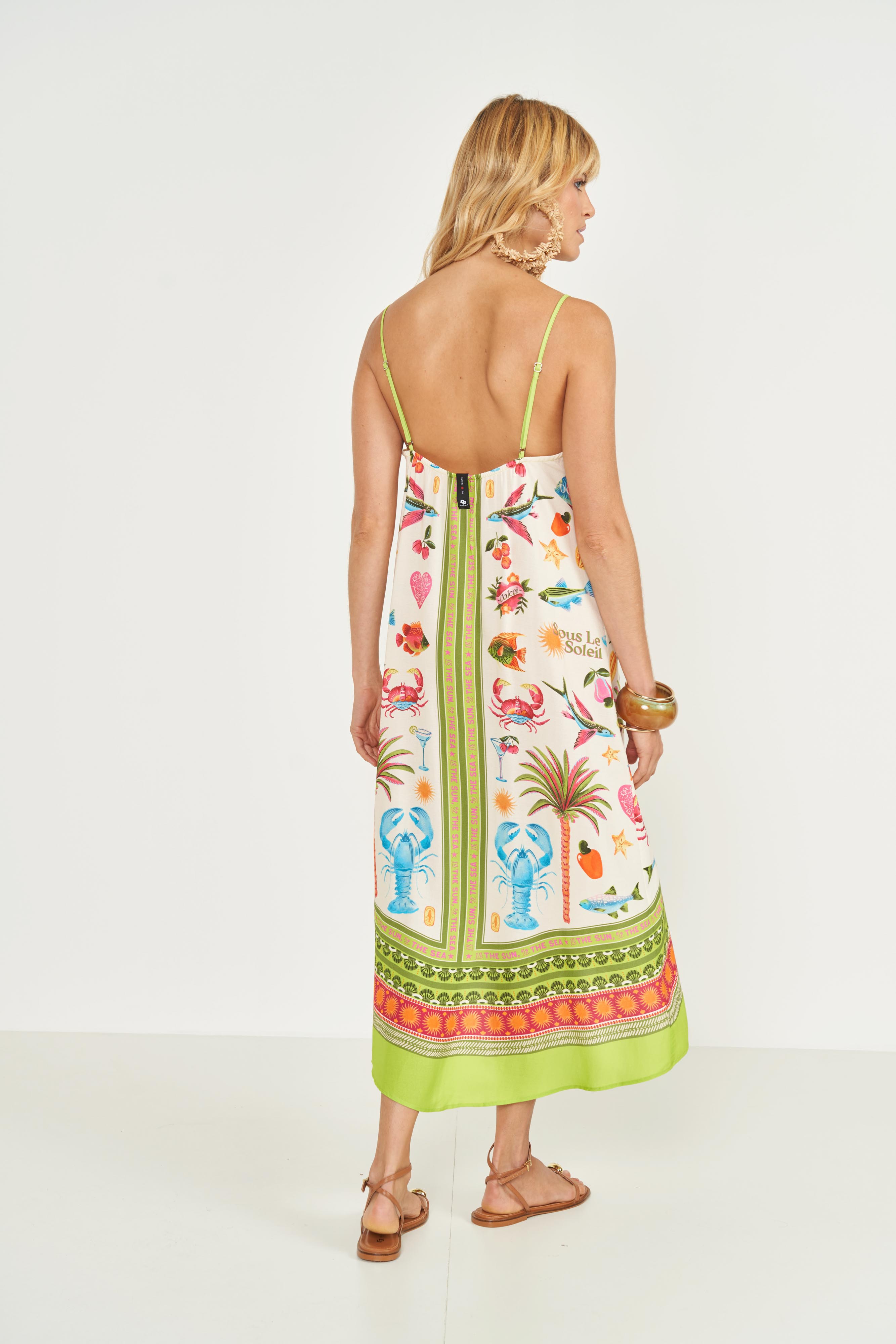VESTIDO ESTAMPADO G FRUTO.E FRUT.II