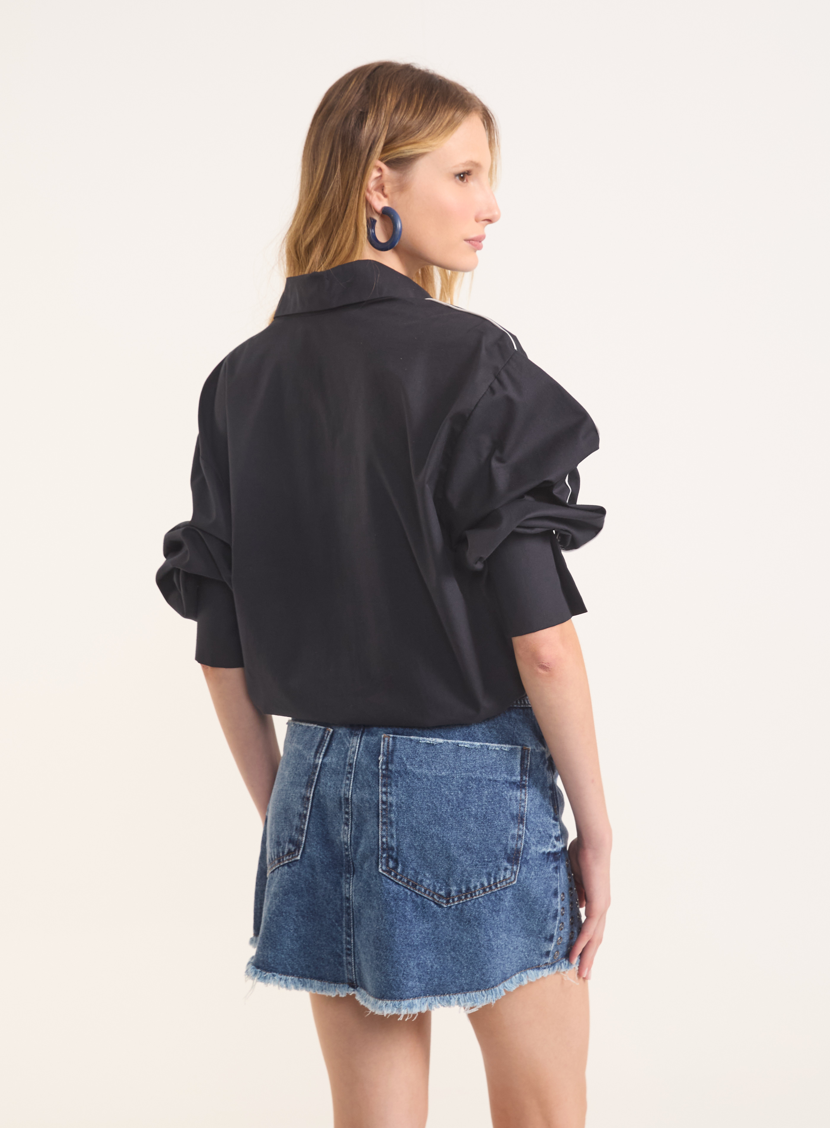 CAMISA COLCCI JEANS G PRETO