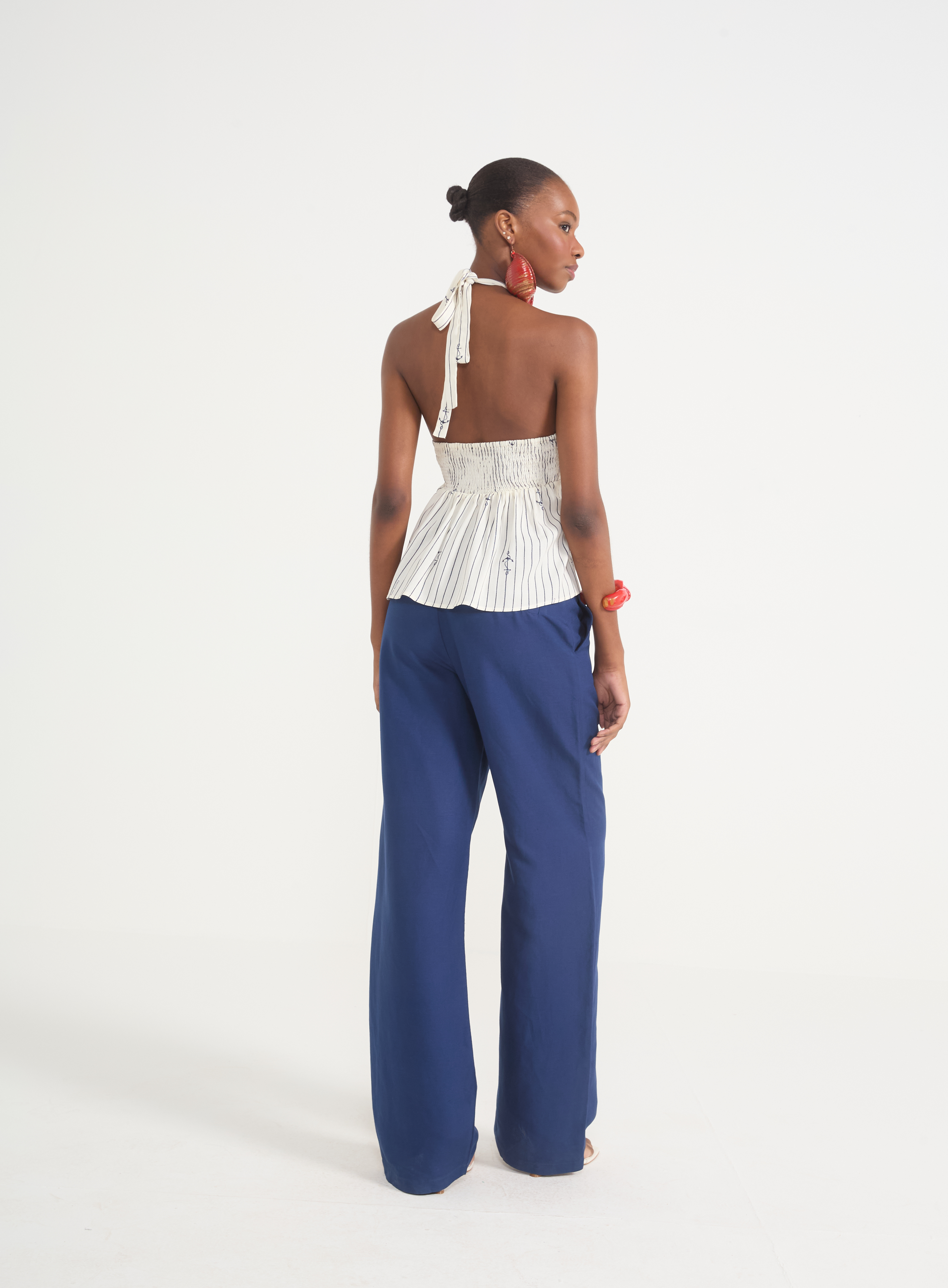 CALÇA LINHO G AZUL DARKNESS