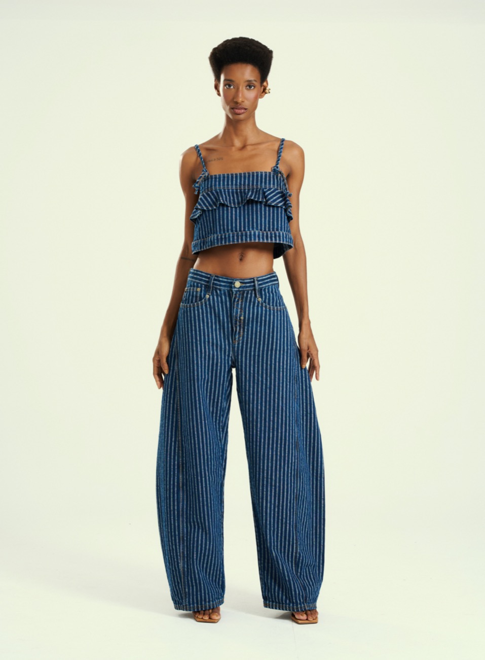 TOP JEANS LISTRADO GG LISTRADO