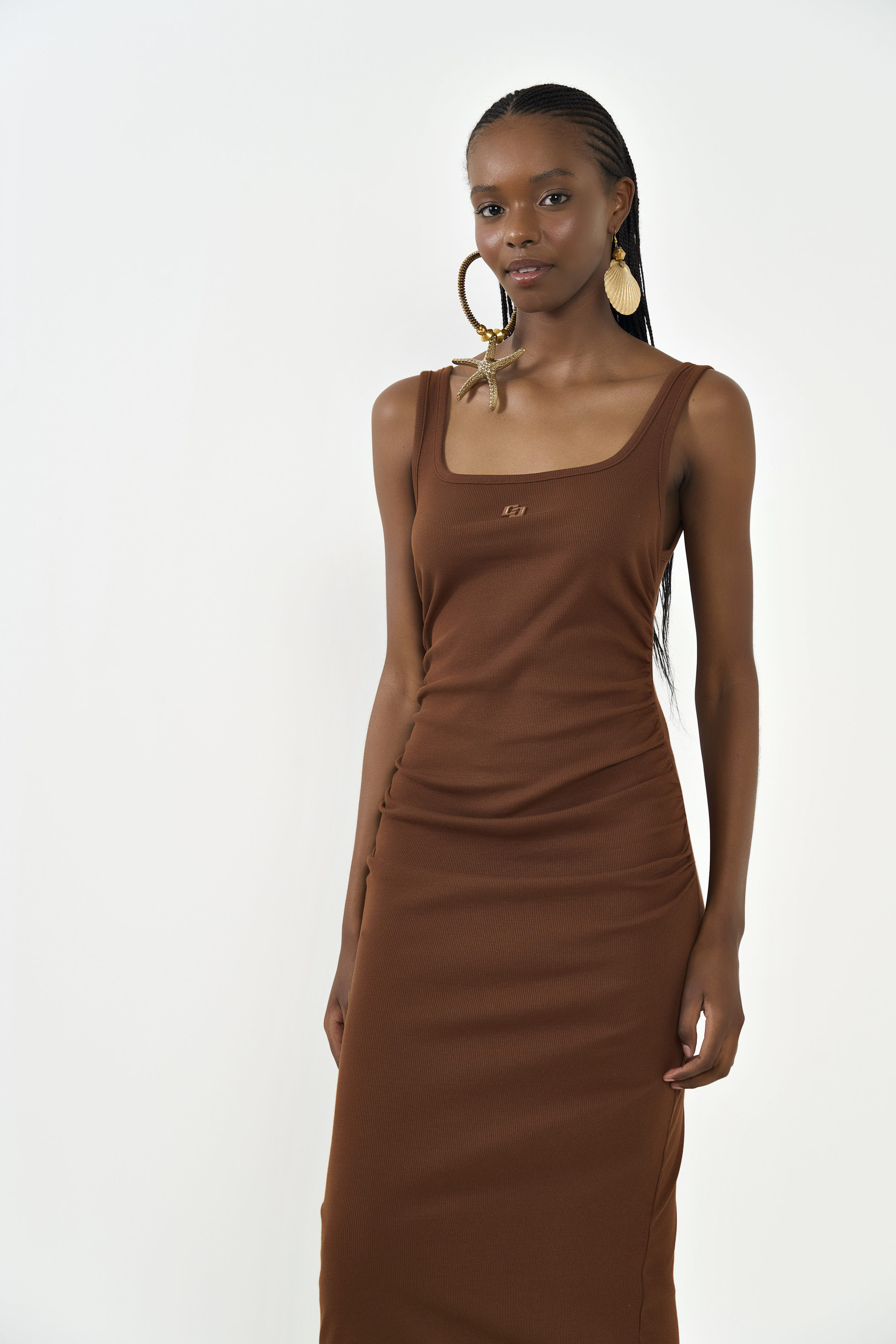 VESTIDO CANELADO PP ROSA TIMELESS