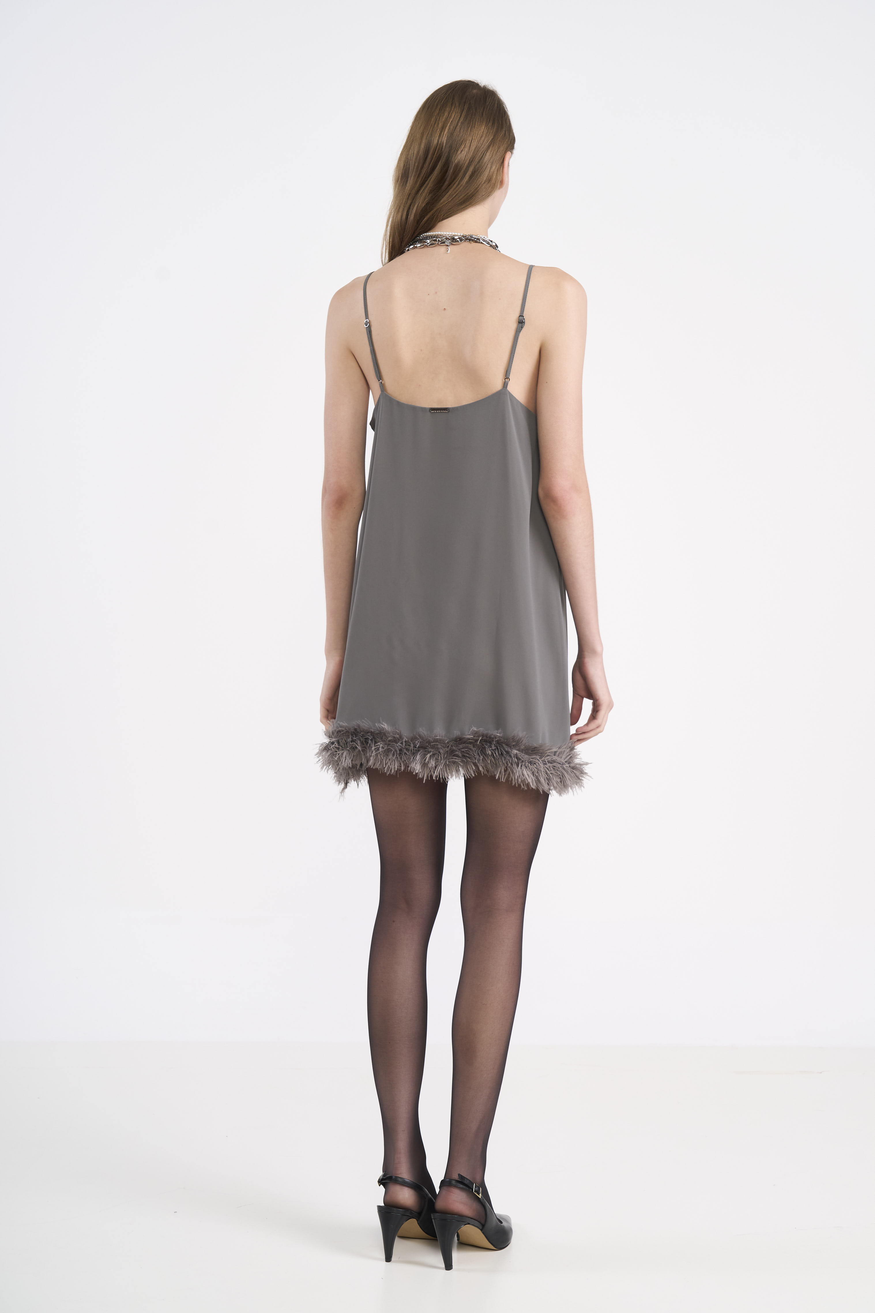 VESTIDO COLCCI P CINZA ALITA