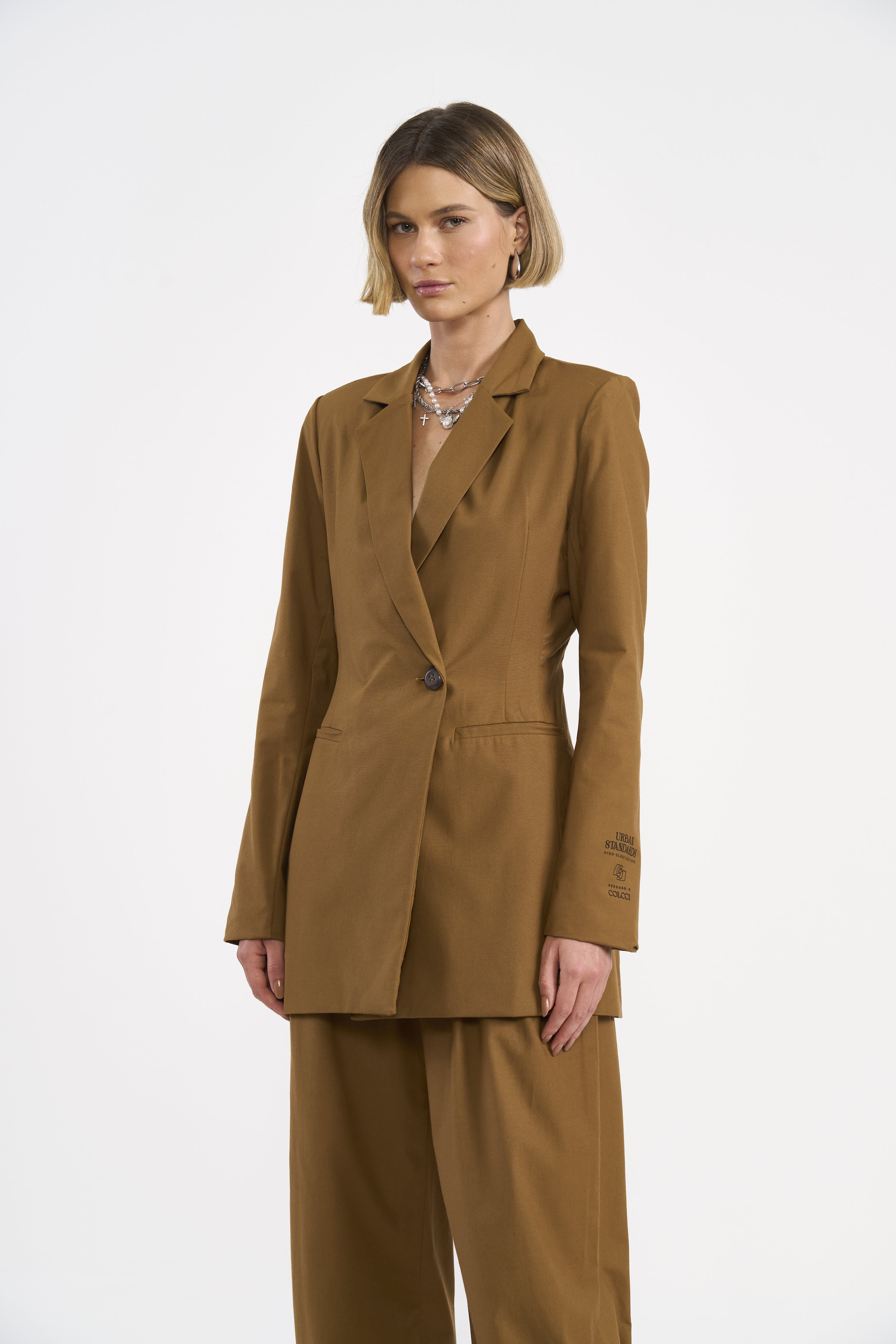 BLAZER COLCCI G MARROM CUMARU