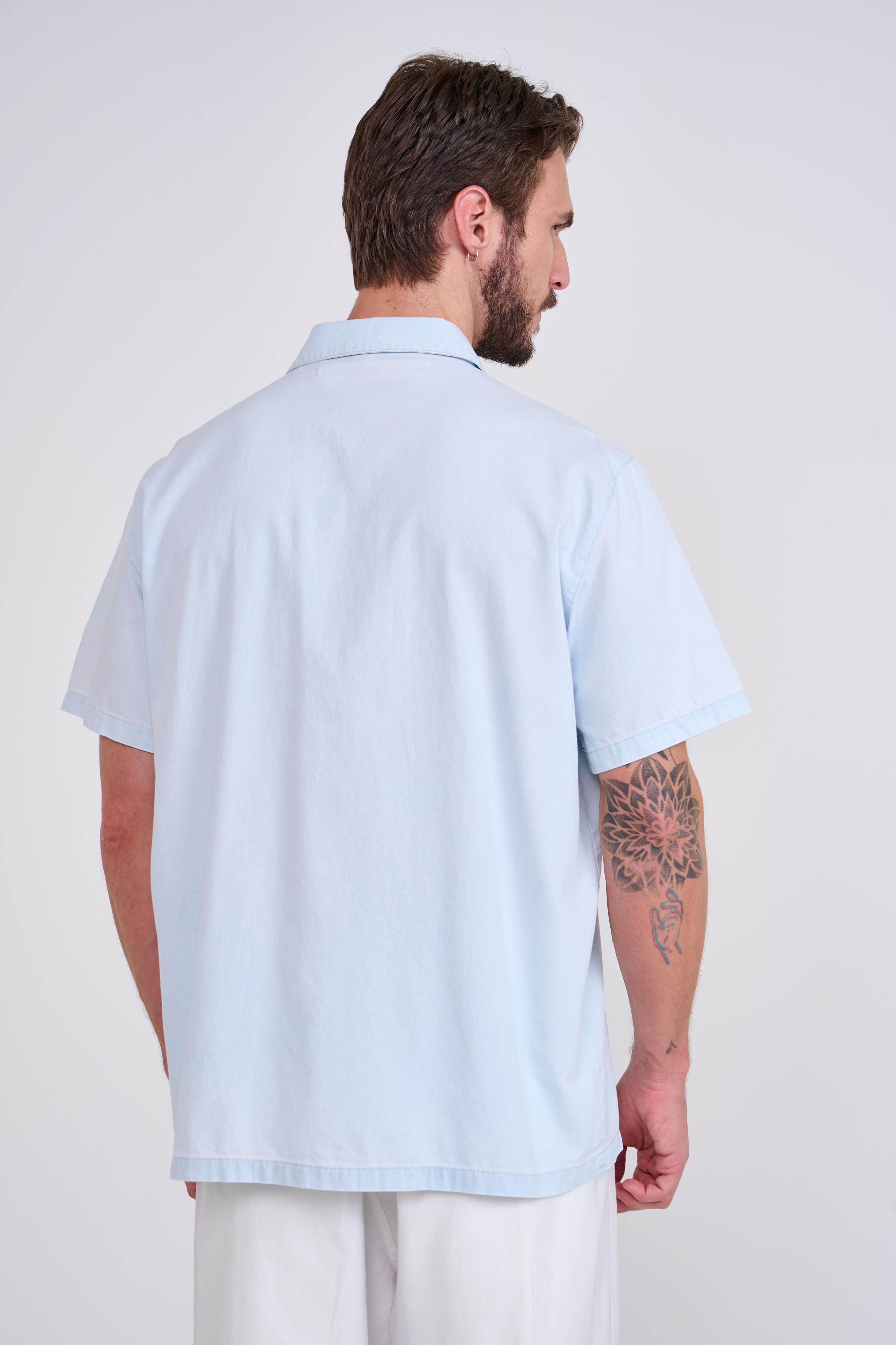 CAMISA JEANS BOX M INDIGO