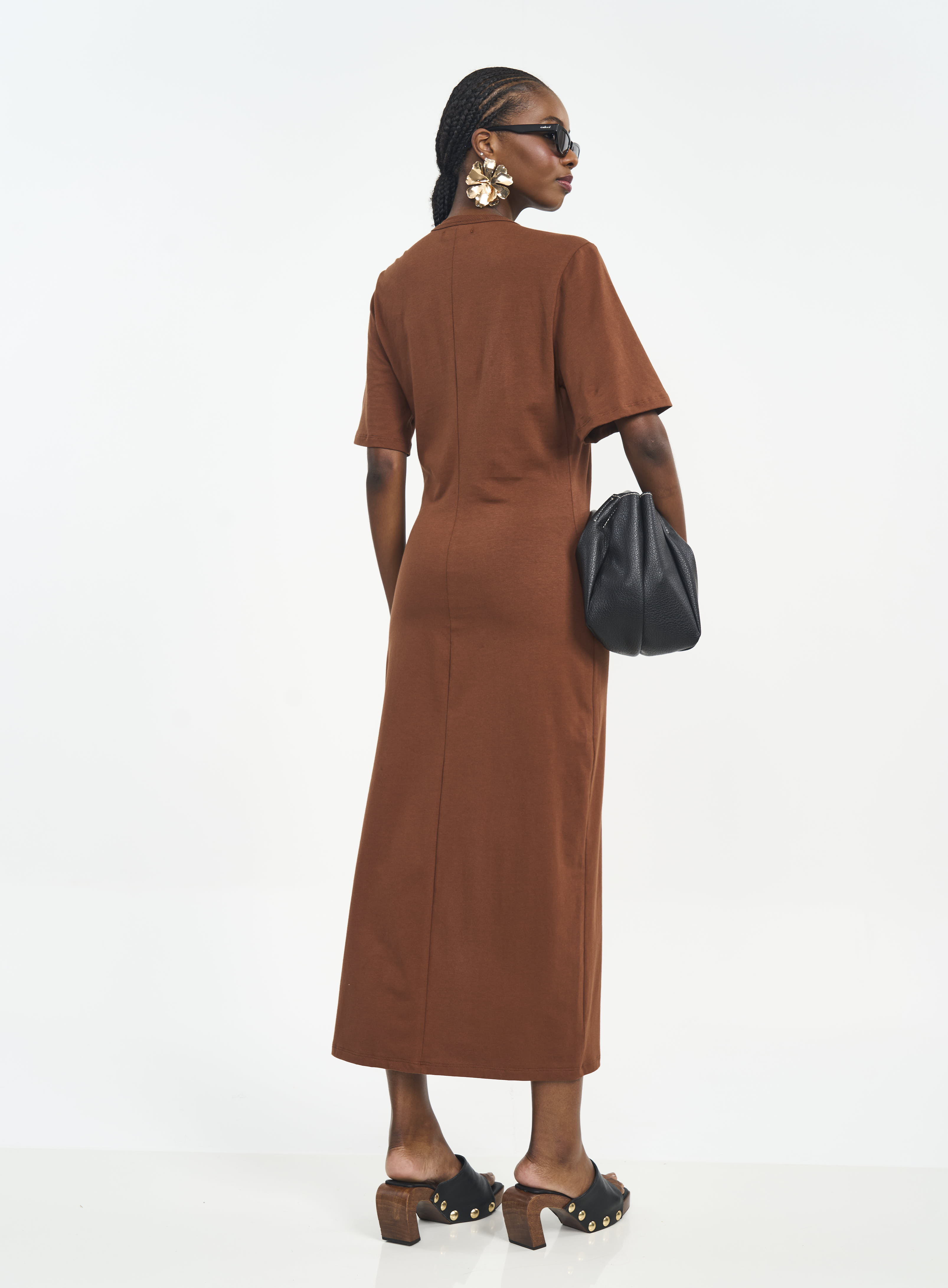 VESTIDO COLCCI G MARROM EVERMORE