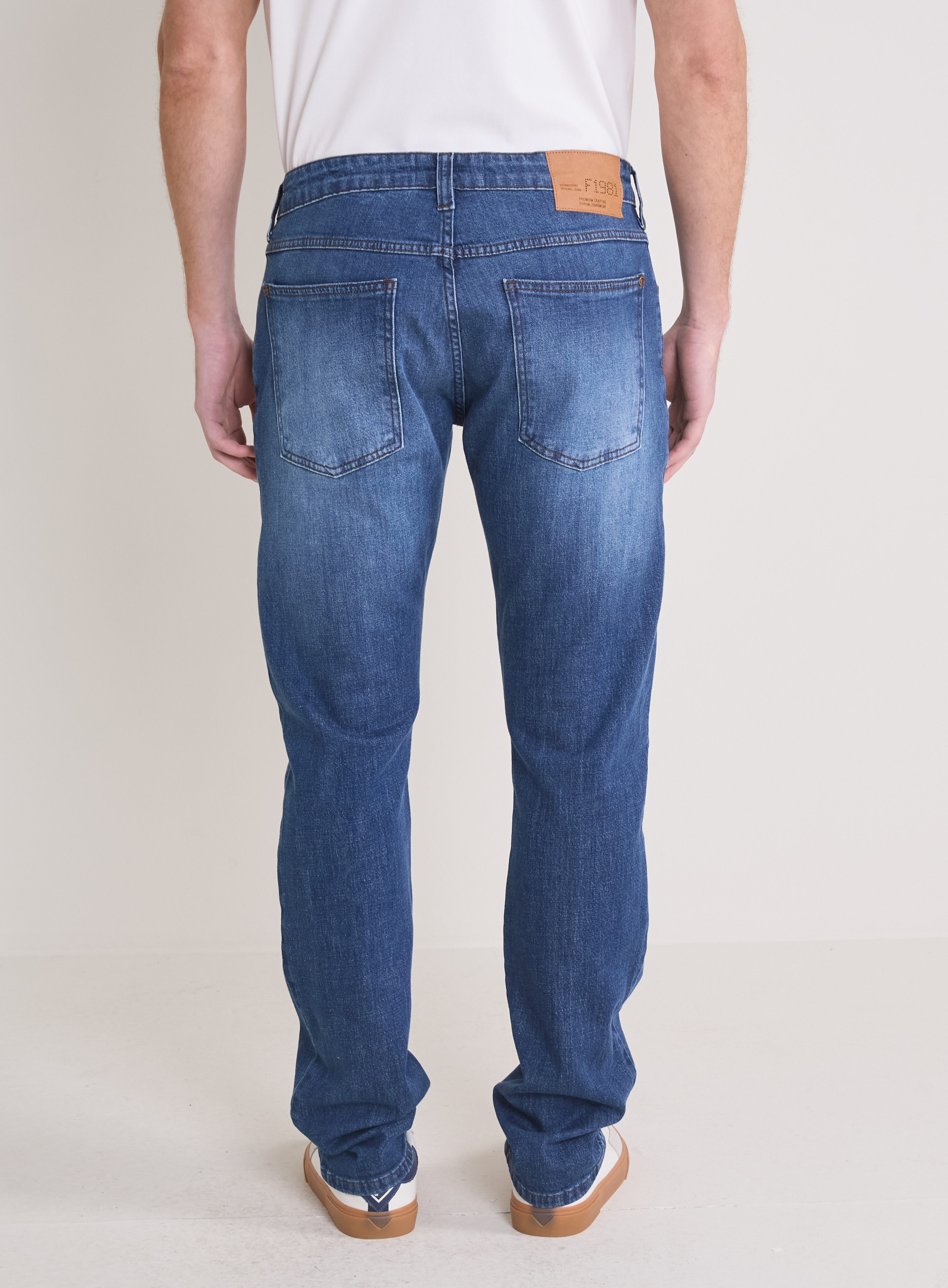 CALÇA JANS PAUL SLIM 38 INDIGO