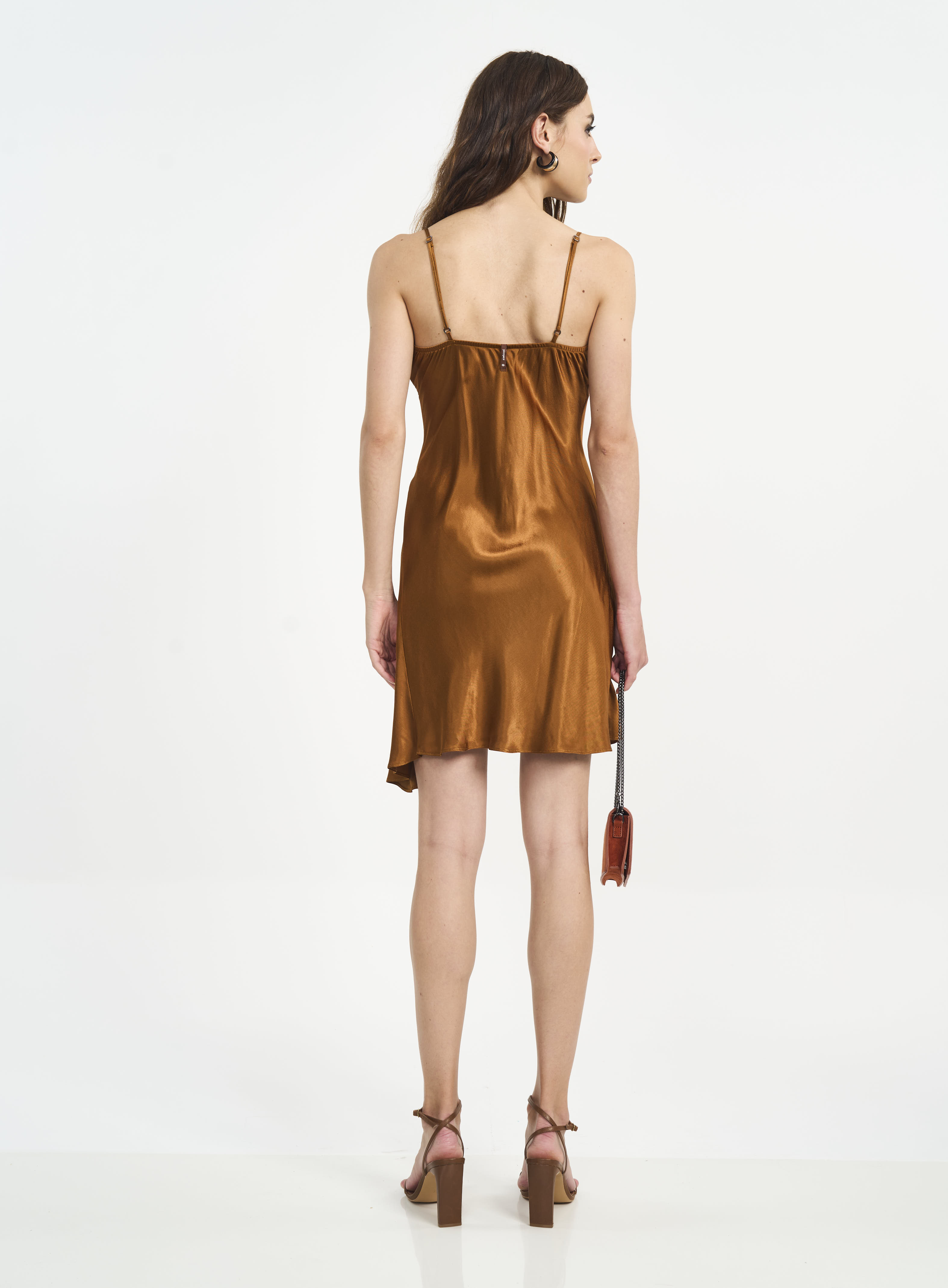 VESTIDO COLCCI M MARROM DROME
