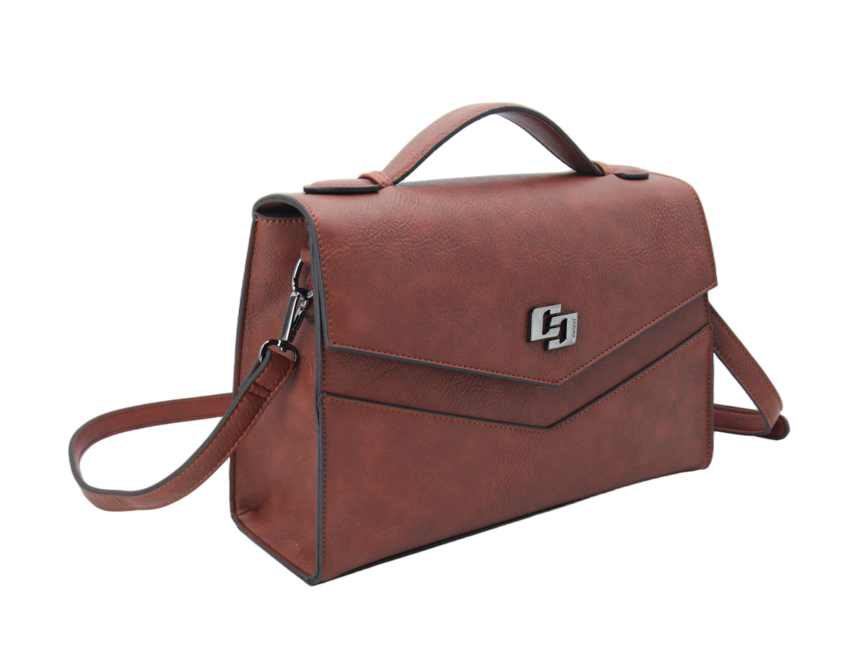 BOLSA COLCCI SATCHEL TEXTURA HERITAGE U PRETO